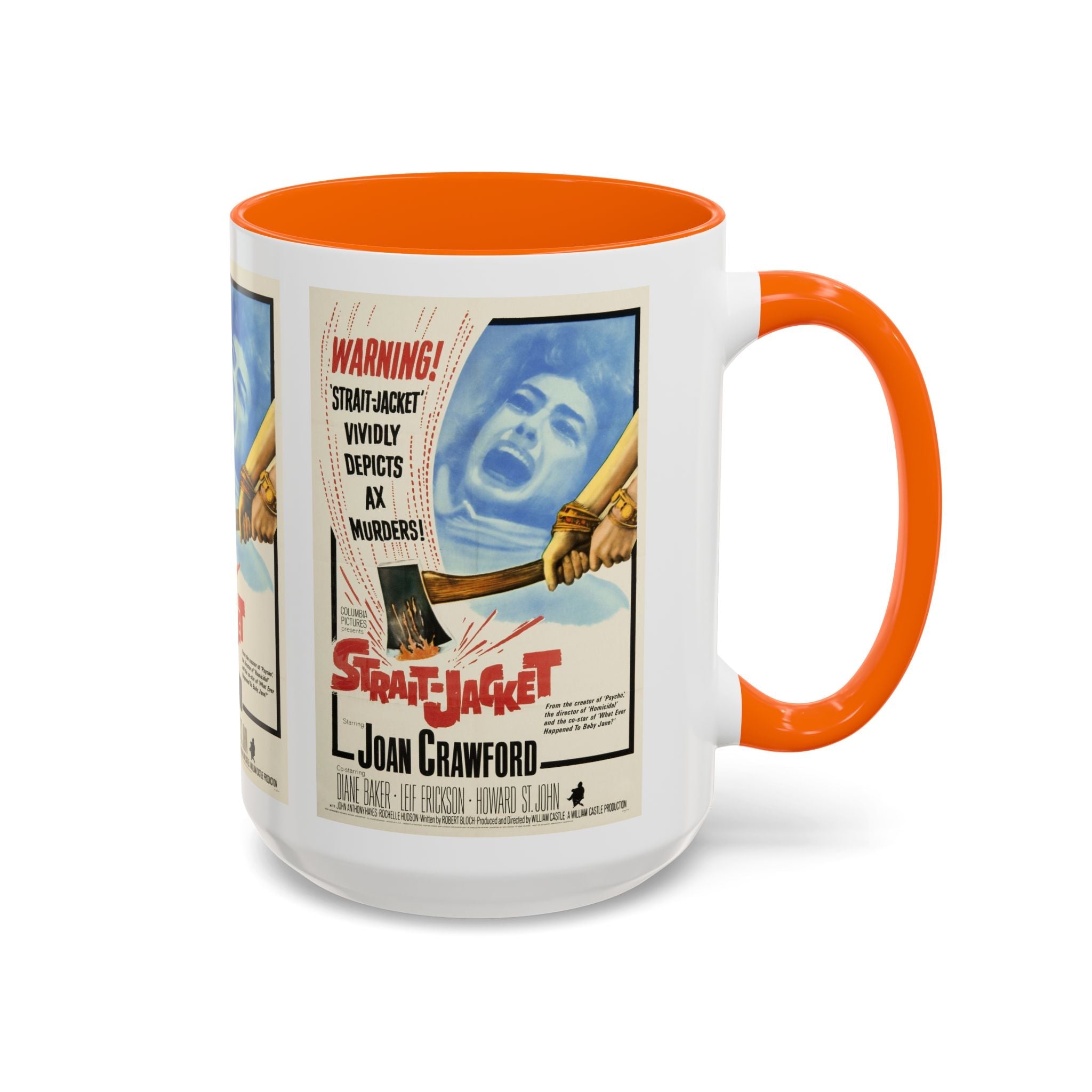 Cult Classic Movie Poster Art Accent Coffee Mug (11, 15oz) - Strait - Jacket 1964 - POPvault
