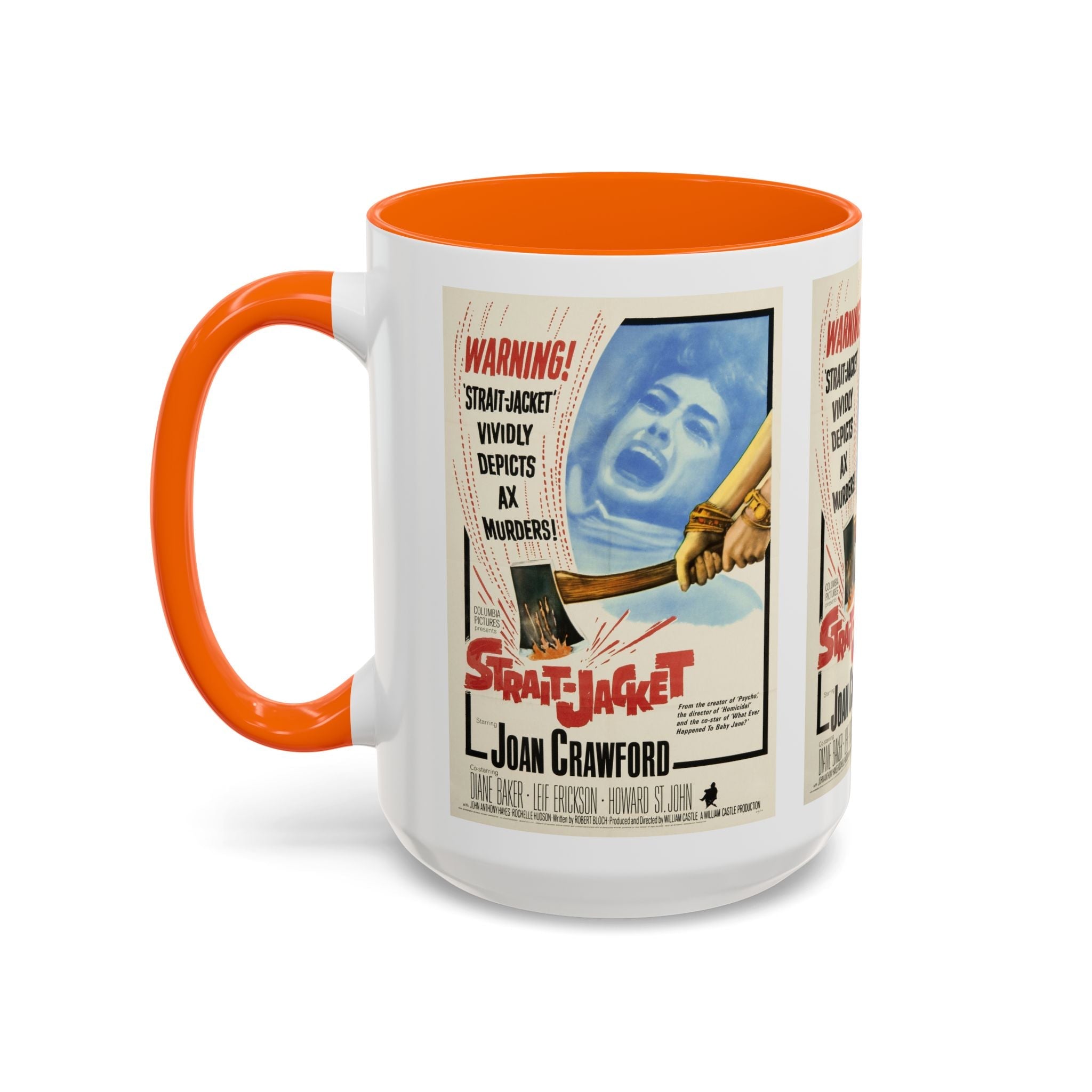 Cult Classic Movie Poster Art Accent Coffee Mug (11, 15oz) - Strait - Jacket 1964 - POPvault