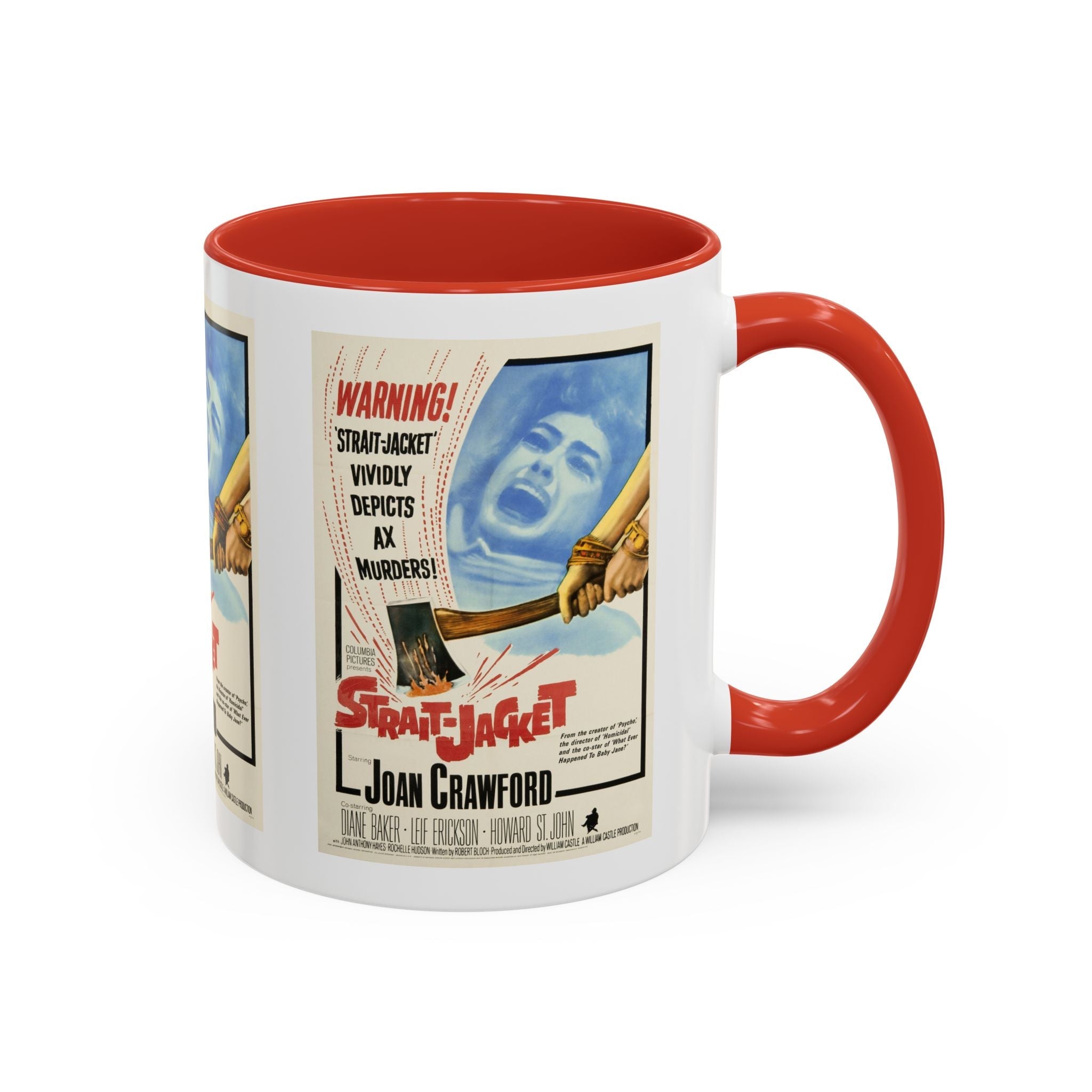 Cult Classic Movie Poster Art Accent Coffee Mug (11, 15oz) - Strait - Jacket 1964 - POPvault