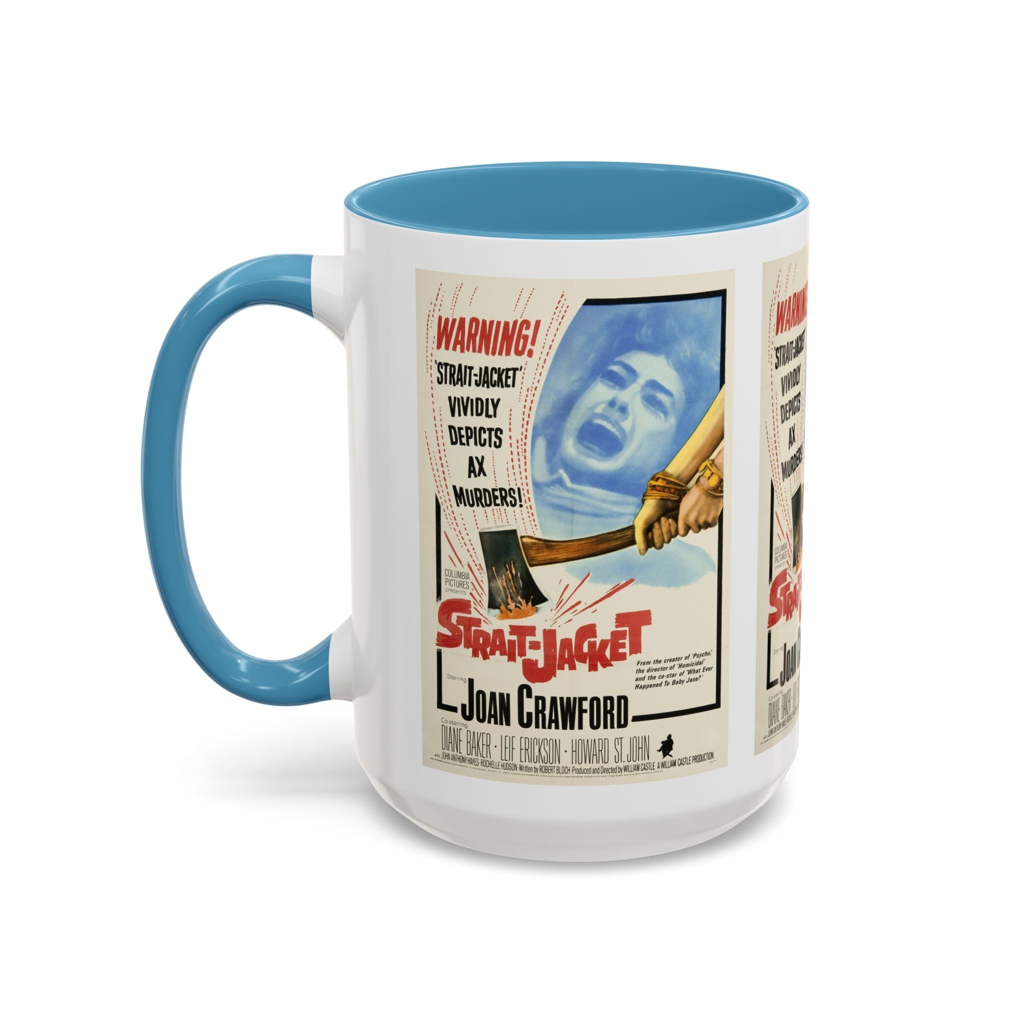 Cult Classic Movie Poster Art Accent Coffee Mug (11, 15oz) - Strait - Jacket 1964 - POPvault