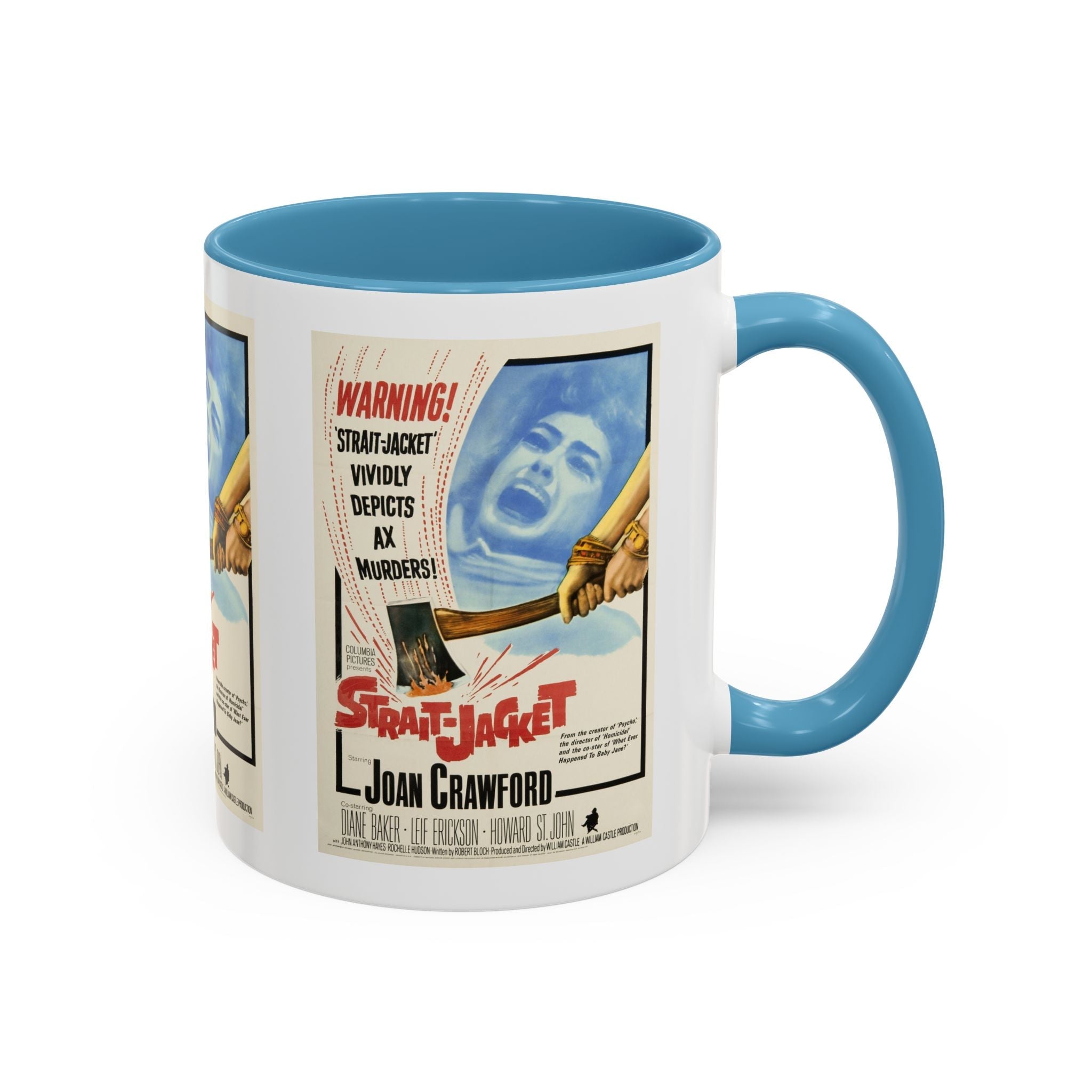 Cult Classic Movie Poster Art Accent Coffee Mug (11, 15oz) - Strait - Jacket 1964 - POPvault