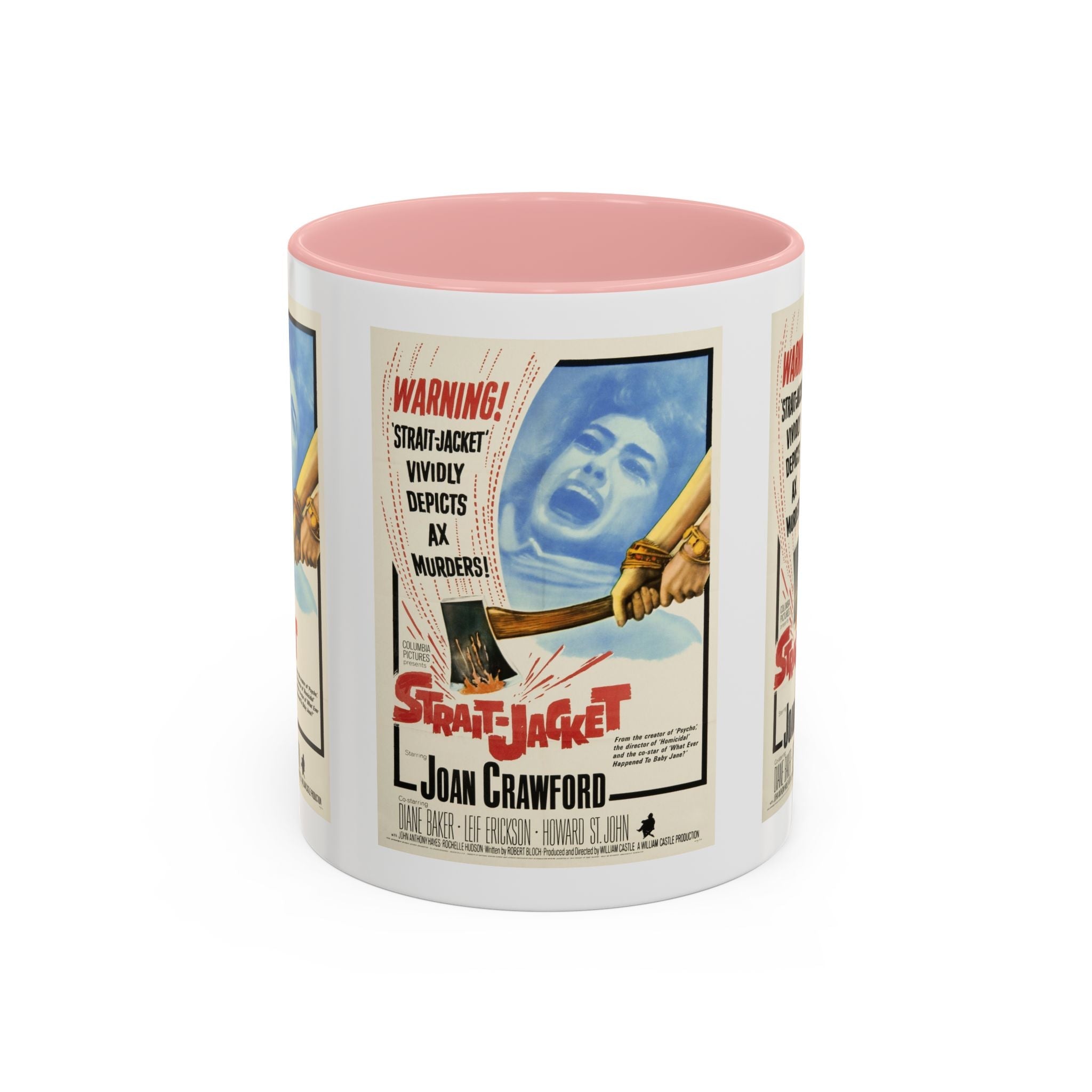 Cult Classic Movie Poster Art Accent Coffee Mug (11, 15oz) - Strait - Jacket 1964 - POPvault