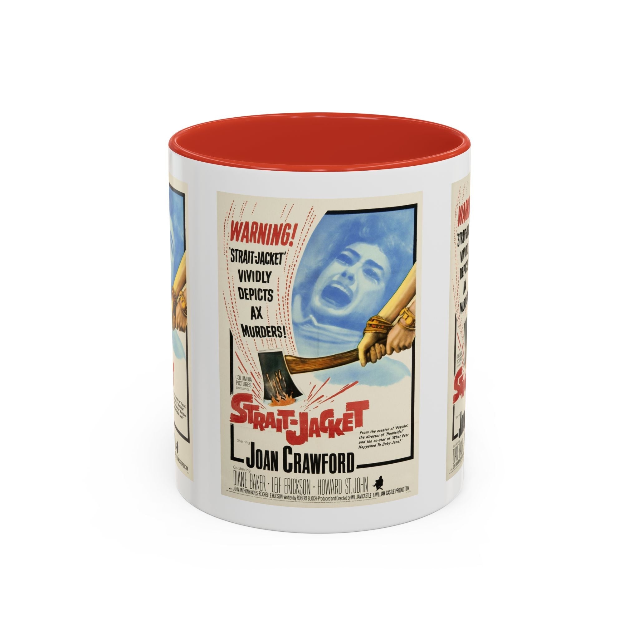 Cult Classic Movie Poster Art Accent Coffee Mug (11, 15oz) - Strait - Jacket 1964 - POPvault