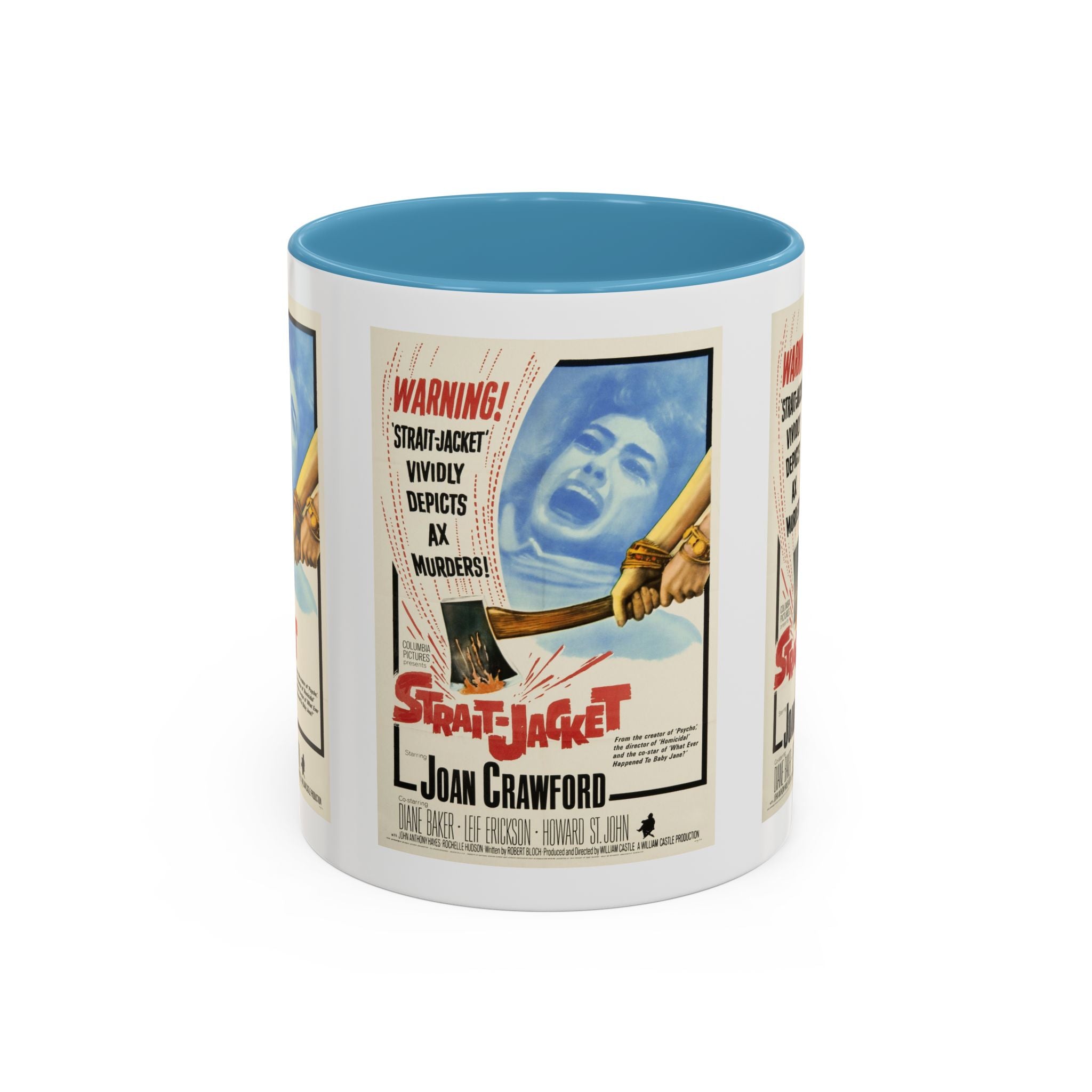 Cult Classic Movie Poster Art Accent Coffee Mug (11, 15oz) - Strait - Jacket 1964 - POPvault
