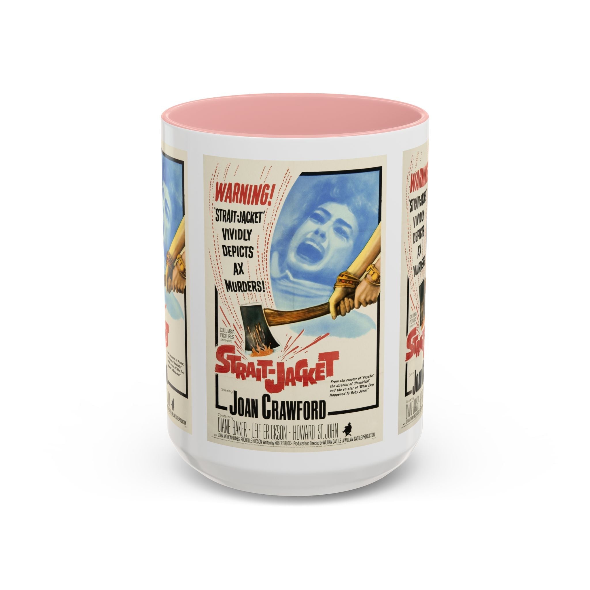 Cult Classic Movie Poster Art Accent Coffee Mug (11, 15oz) - Strait - Jacket 1964 - POPvault