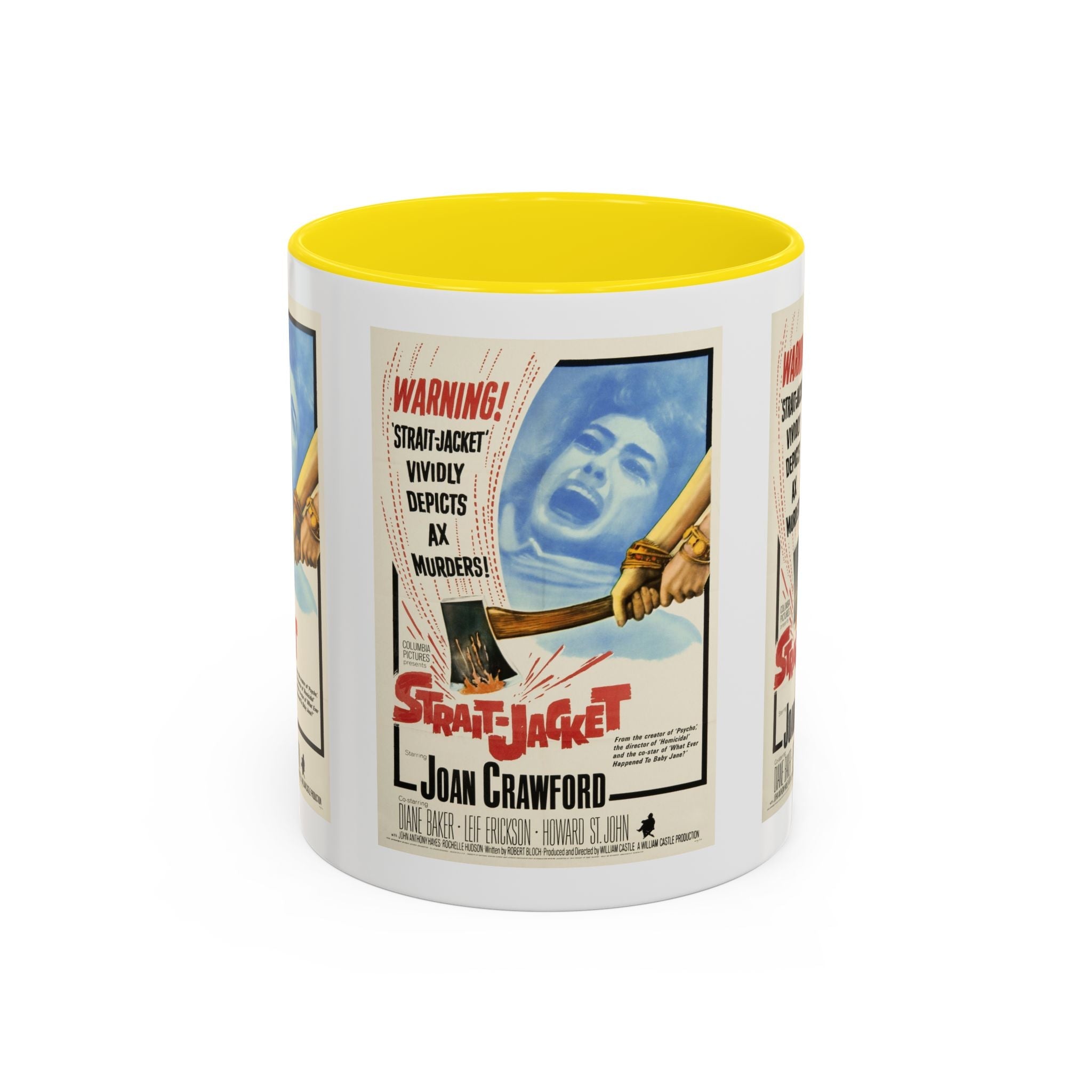 Cult Classic Movie Poster Art Accent Coffee Mug (11, 15oz) - Strait - Jacket 1964 - POPvault