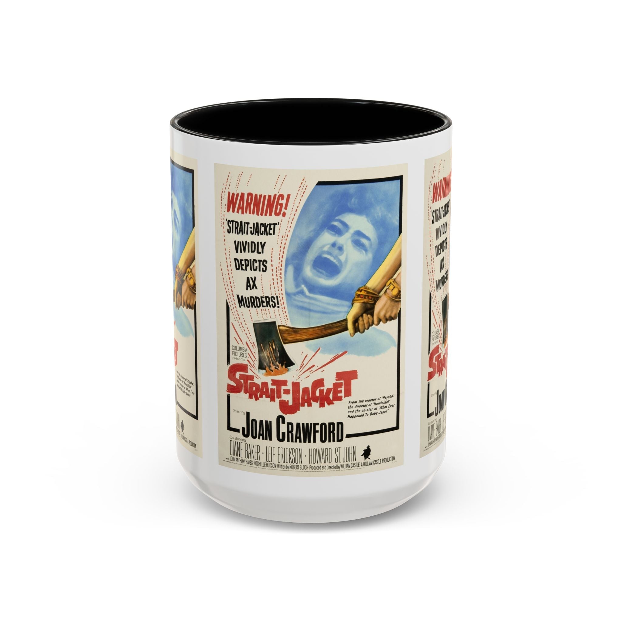 Cult Classic Movie Poster Art Accent Coffee Mug (11, 15oz) - Strait - Jacket 1964 - POPvault