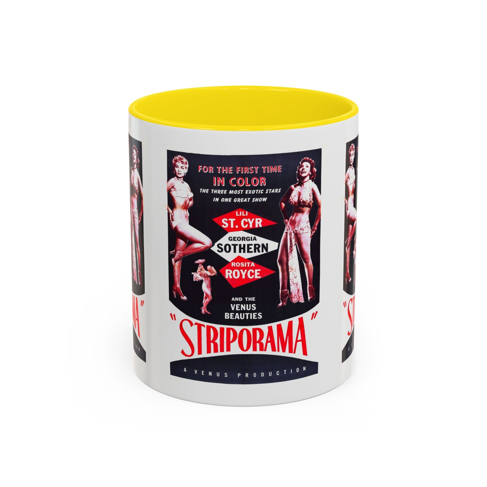 Cult Classic Movie Poster Art Accent Coffee Mug (11, 15oz) - Striporama 1953 - POPvault