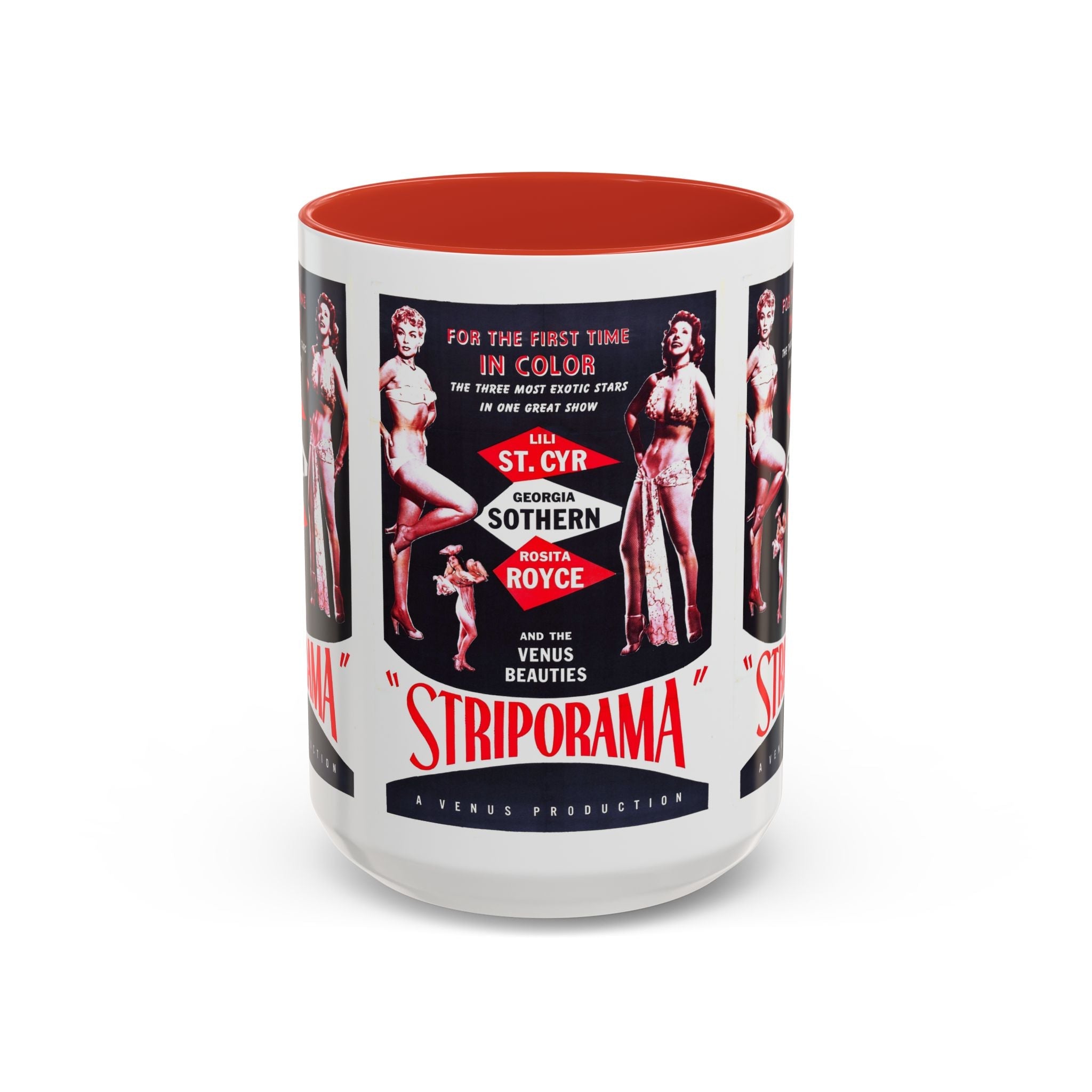 Cult Classic Movie Poster Art Accent Coffee Mug (11, 15oz) - Striporama 1953 - POPvault