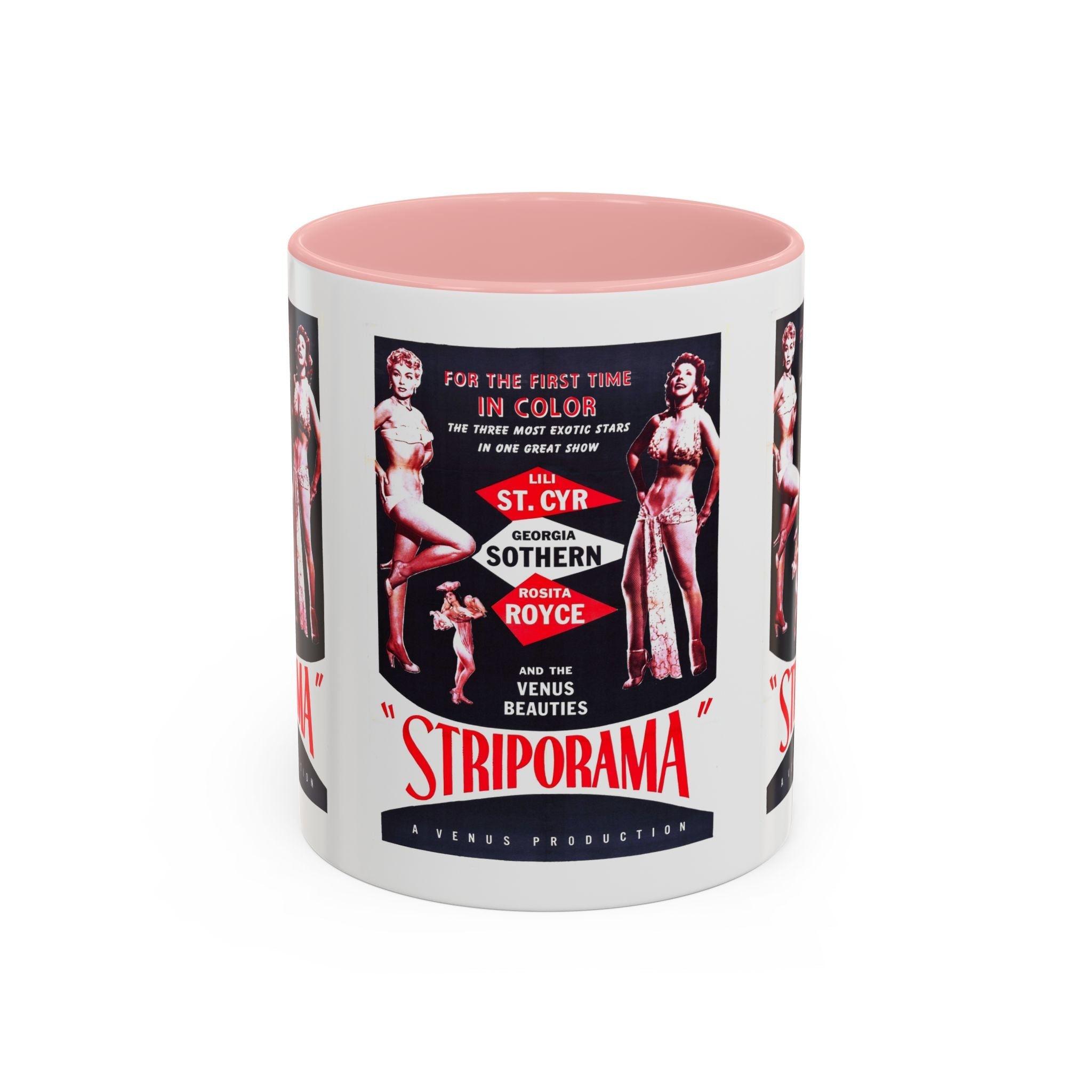 Cult Classic Movie Poster Art Accent Coffee Mug (11, 15oz) - Striporama 1953 - POPvault