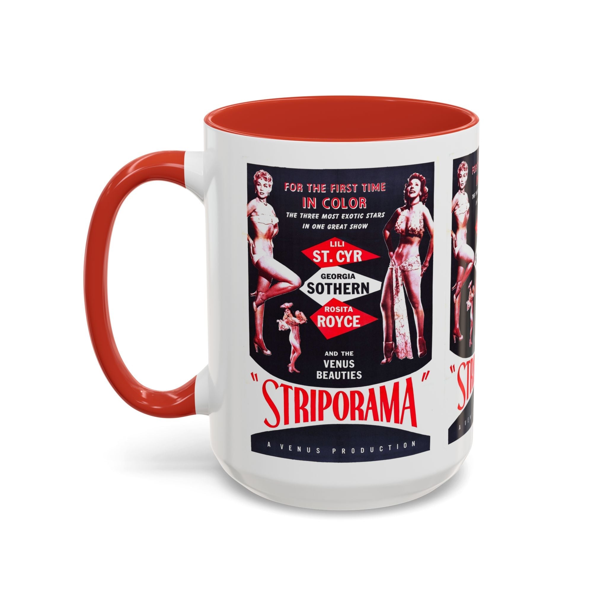 Cult Classic Movie Poster Art Accent Coffee Mug (11, 15oz) - Striporama 1953 - POPvault