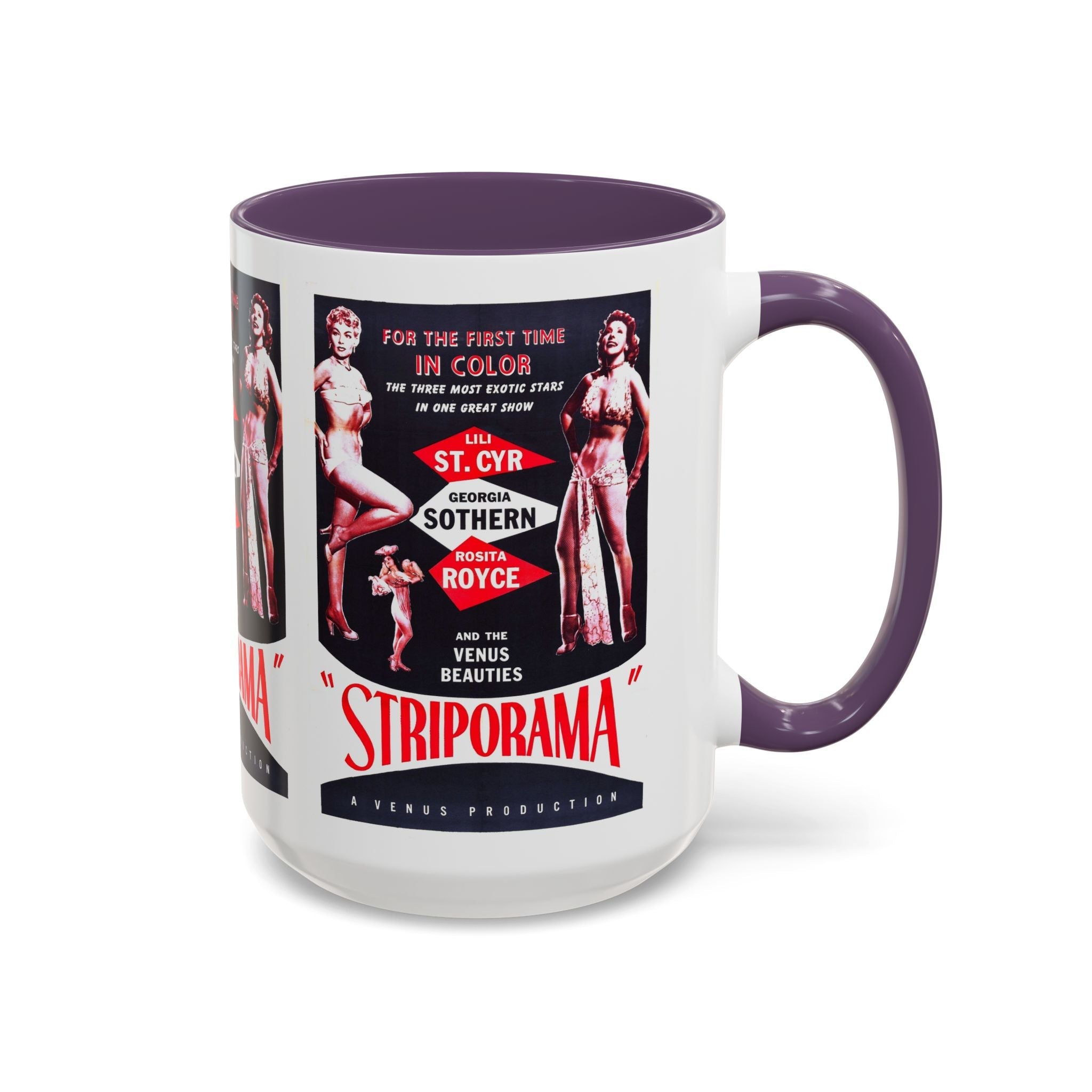 Cult Classic Movie Poster Art Accent Coffee Mug (11, 15oz) - Striporama 1953 - POPvault