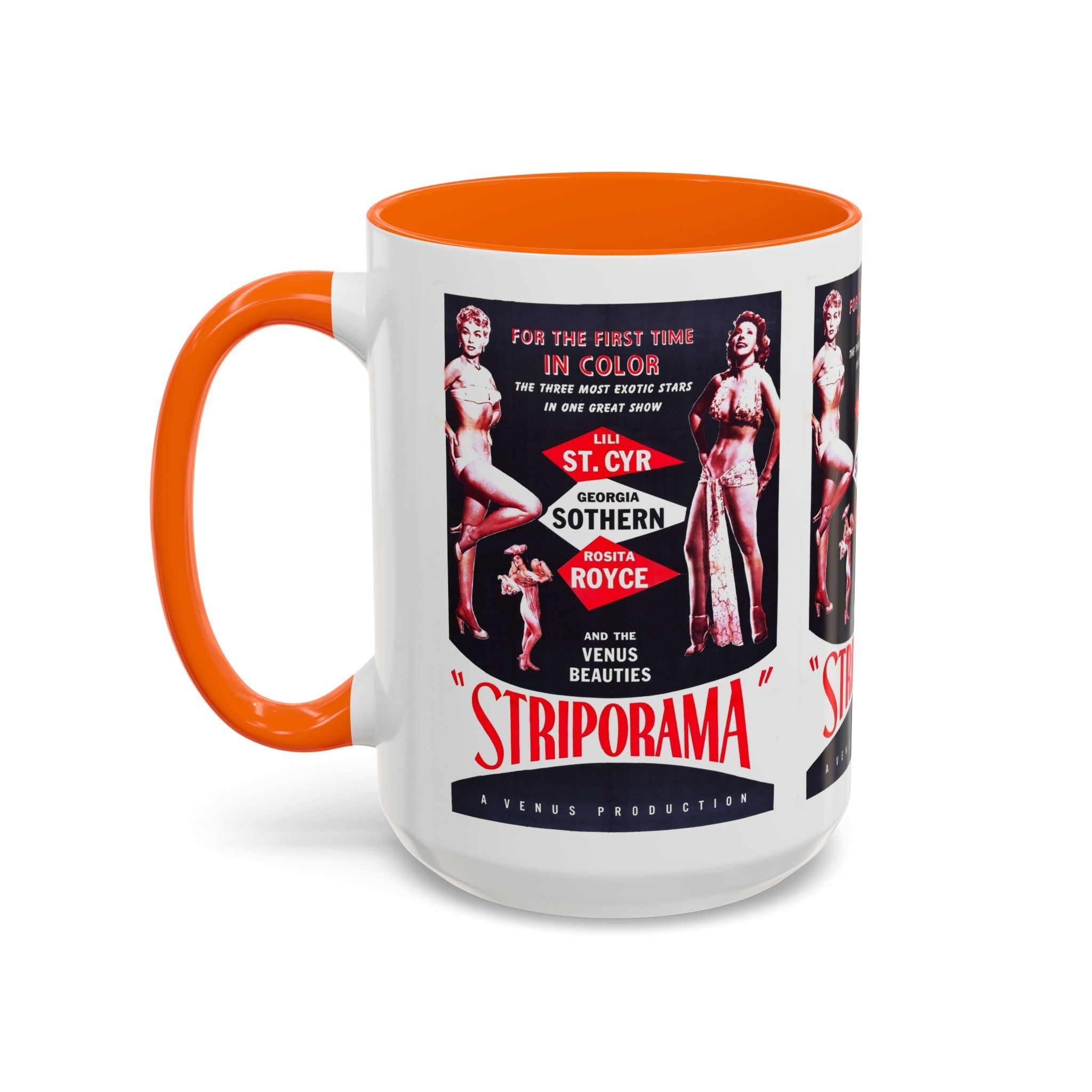 Cult Classic Movie Poster Art Accent Coffee Mug (11, 15oz) - Striporama 1953 - POPvault