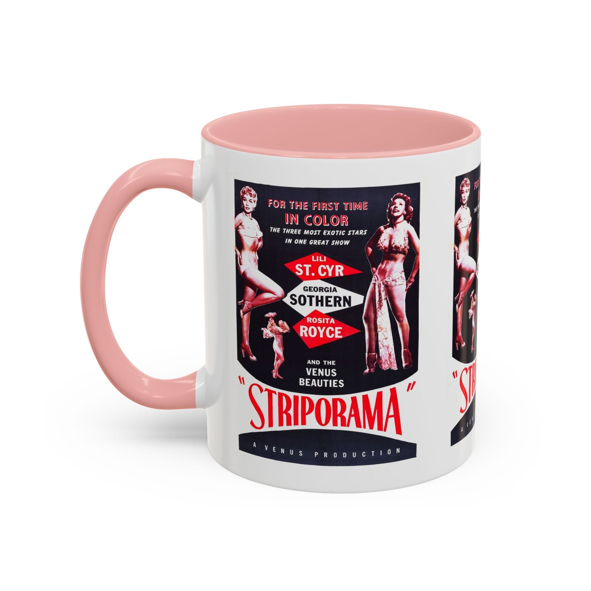 Cult Classic Movie Poster Art Accent Coffee Mug (11, 15oz) - Striporama 1953 - POPvault