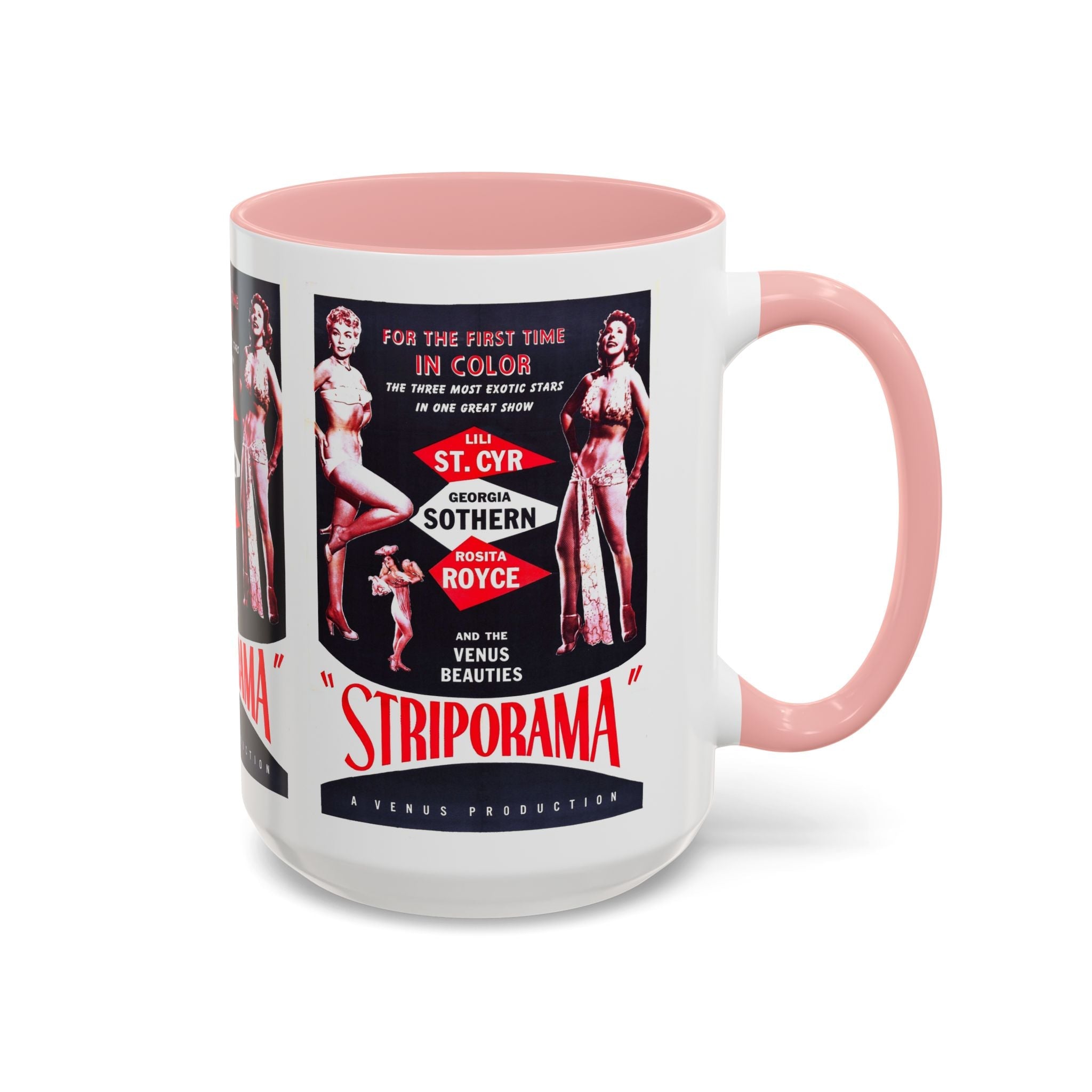 Cult Classic Movie Poster Art Accent Coffee Mug (11, 15oz) - Striporama 1953 - POPvault