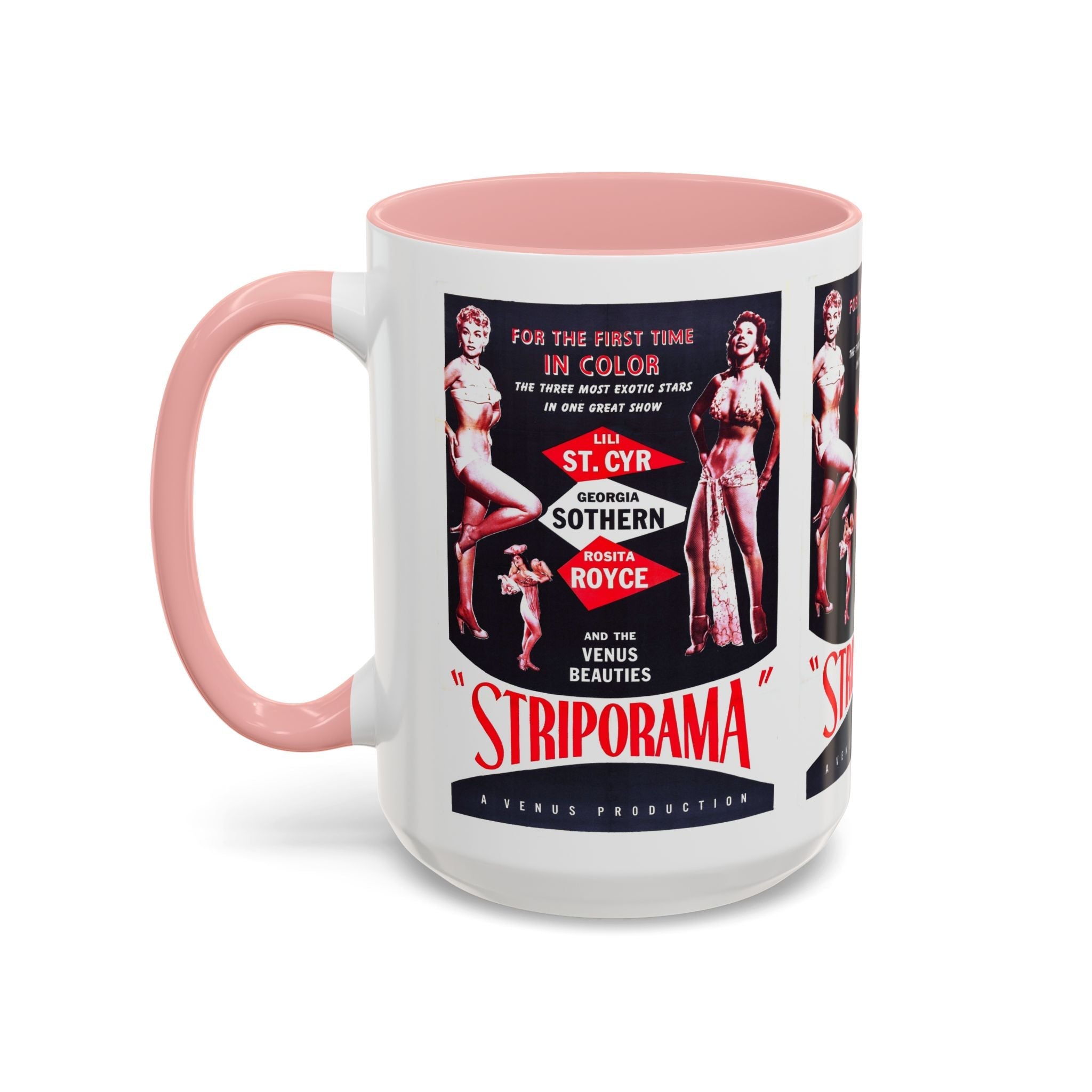 Cult Classic Movie Poster Art Accent Coffee Mug (11, 15oz) - Striporama 1953 - POPvault