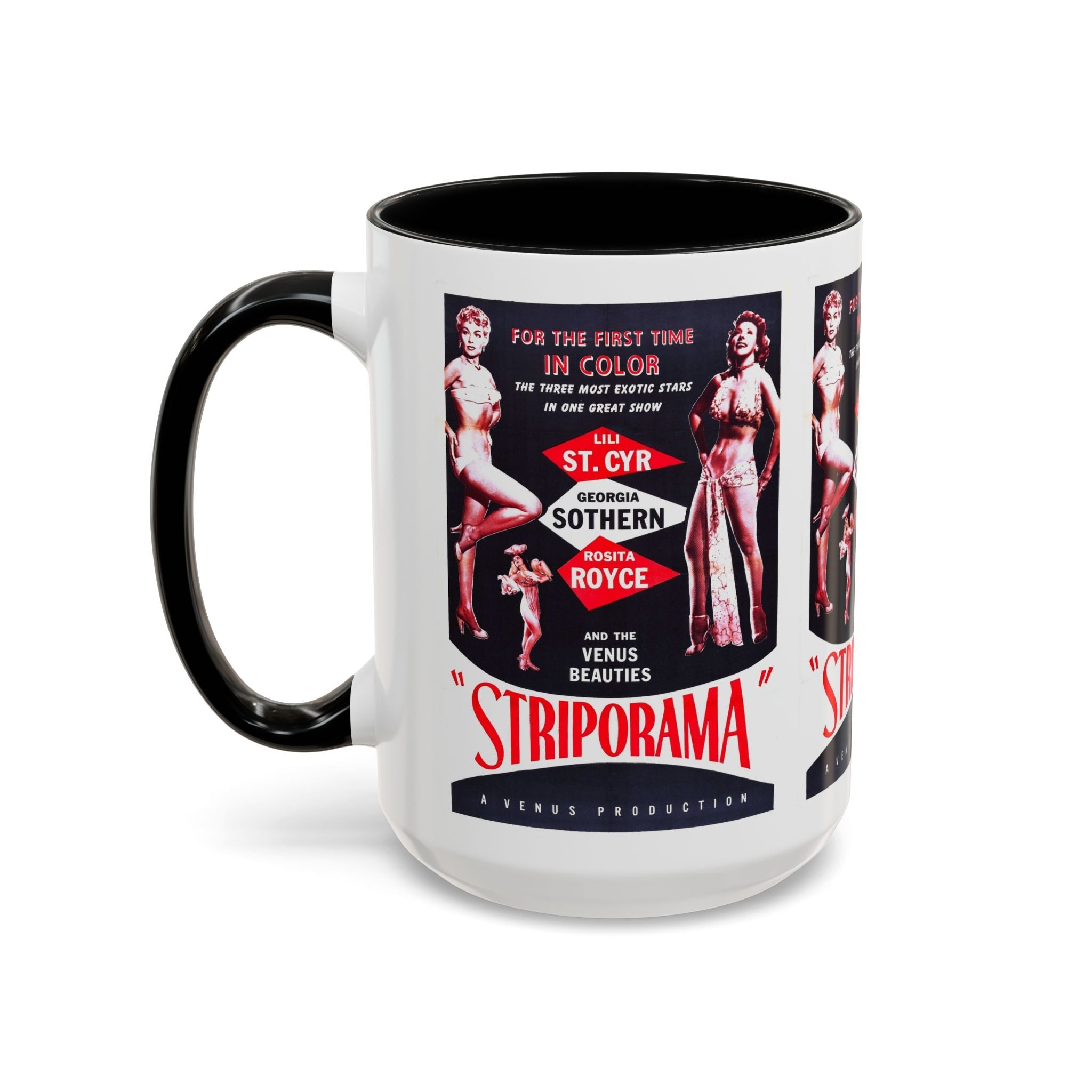 Cult Classic Movie Poster Art Accent Coffee Mug (11, 15oz) - Striporama 1953 - POPvault