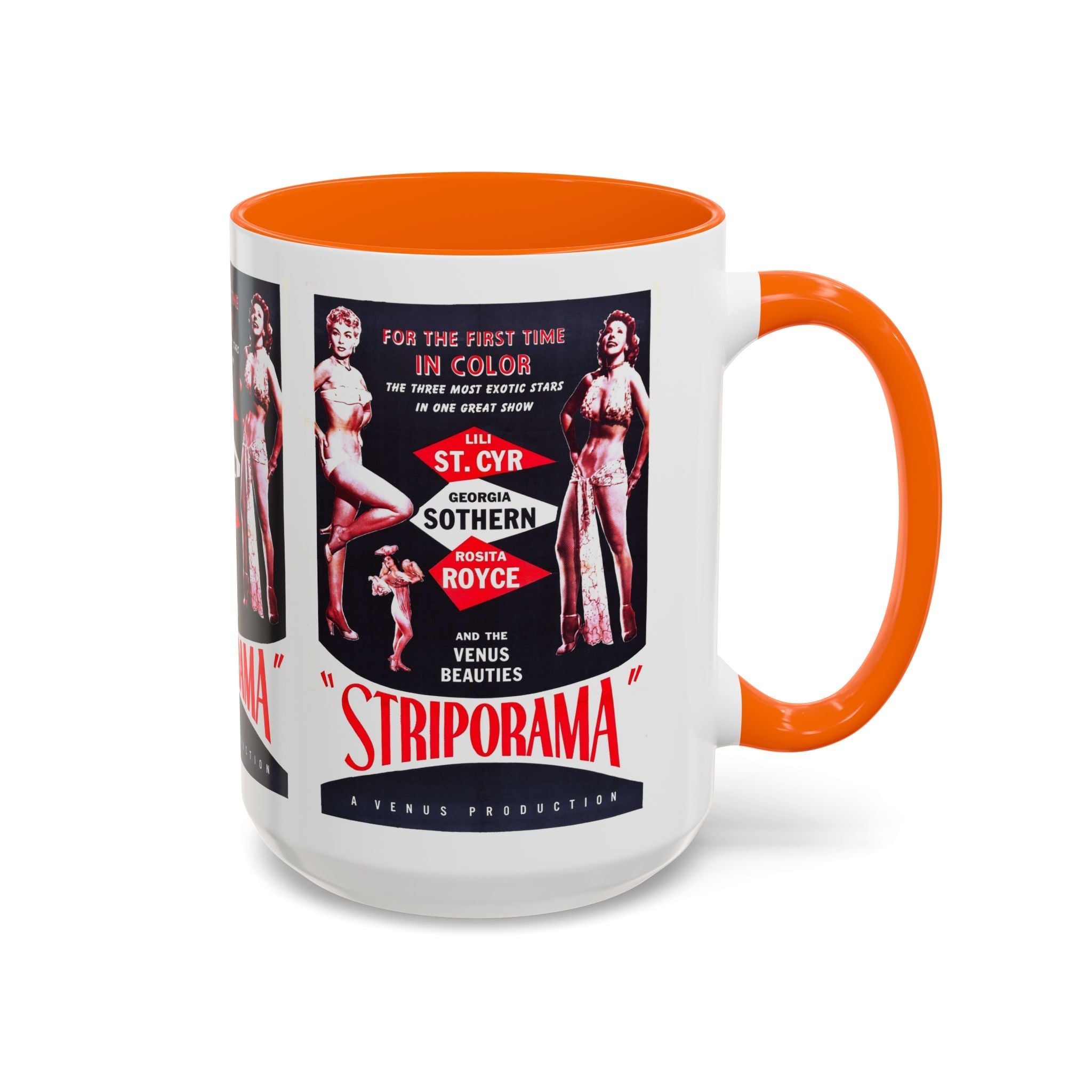 Cult Classic Movie Poster Art Accent Coffee Mug (11, 15oz) - Striporama 1953 - POPvault