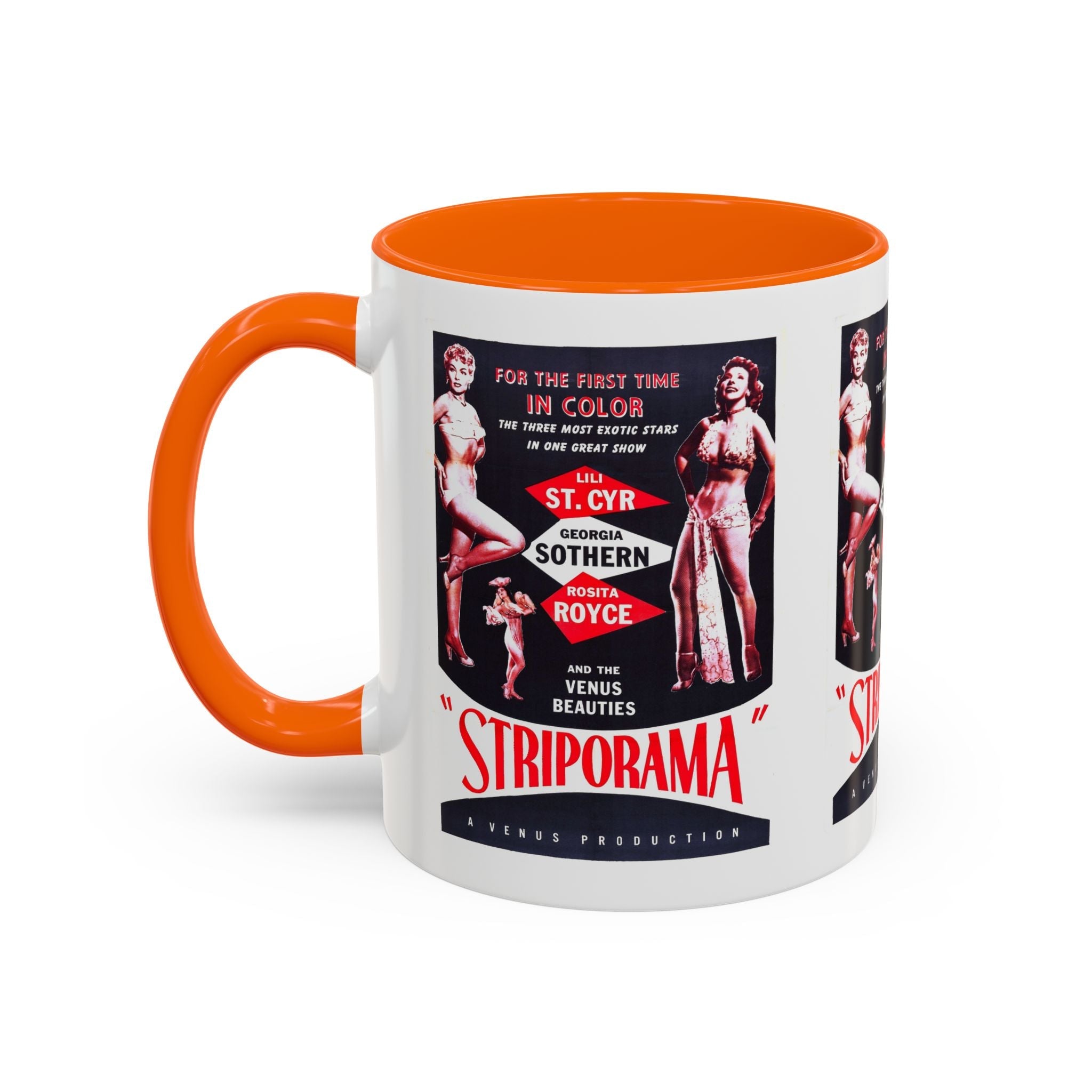 Cult Classic Movie Poster Art Accent Coffee Mug (11, 15oz) - Striporama 1953 - POPvault