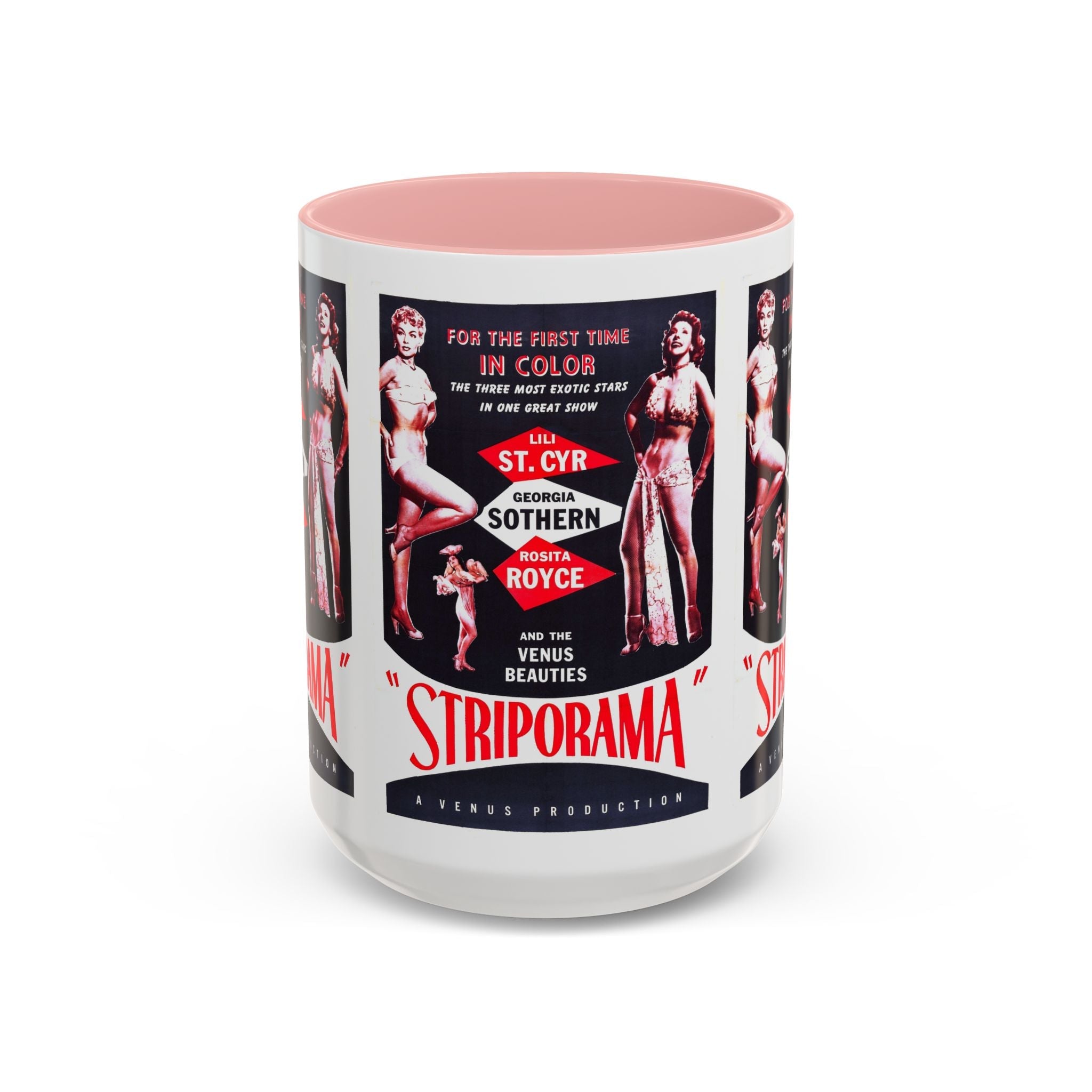 Cult Classic Movie Poster Art Accent Coffee Mug (11, 15oz) - Striporama 1953 - POPvault