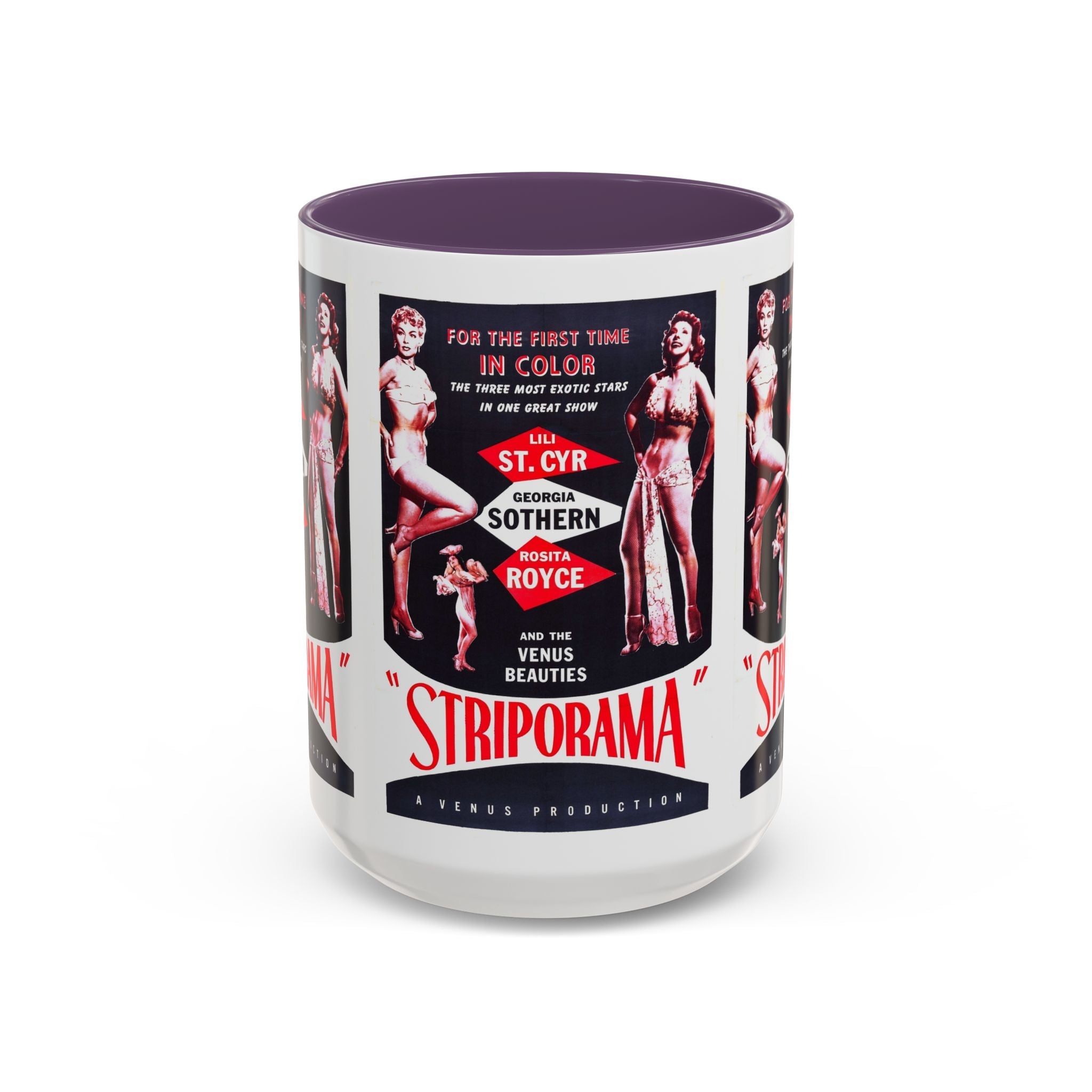 Cult Classic Movie Poster Art Accent Coffee Mug (11, 15oz) - Striporama 1953 - POPvault
