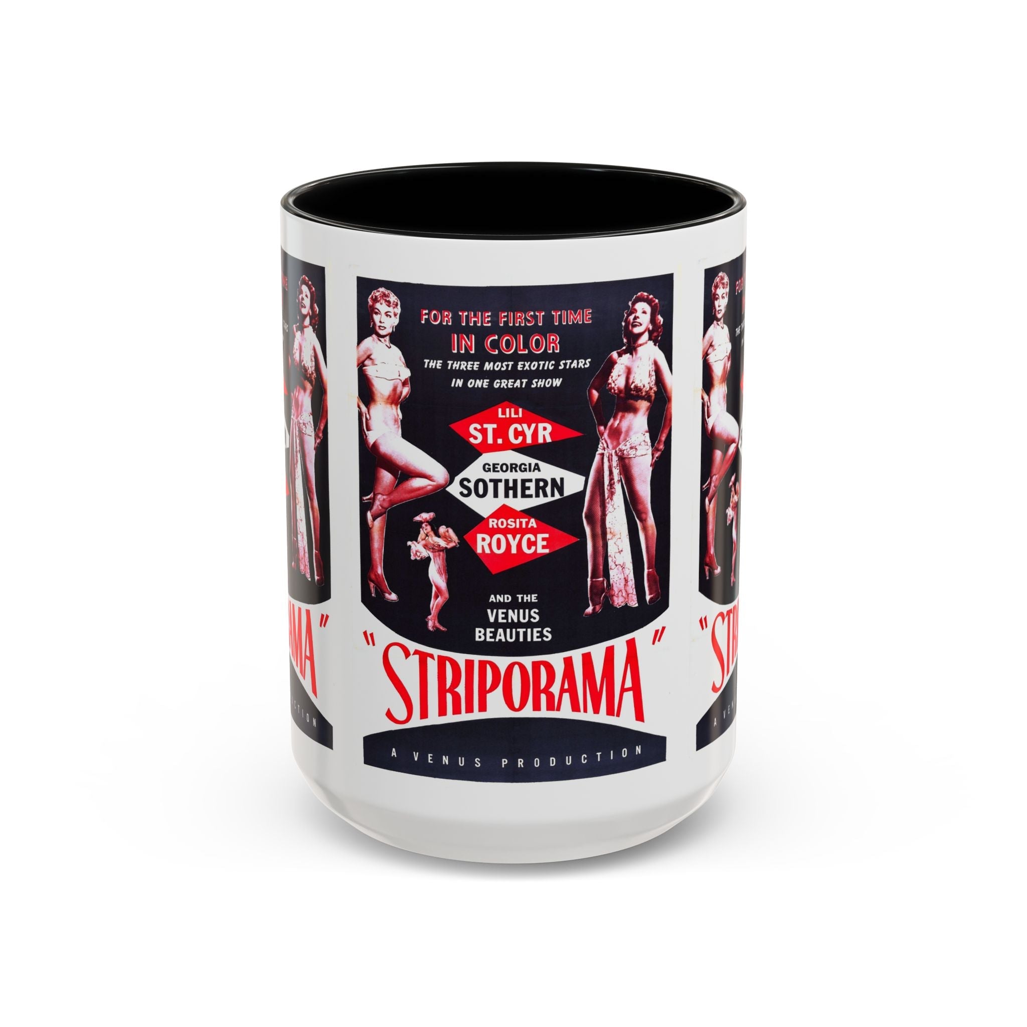 Cult Classic Movie Poster Art Accent Coffee Mug (11, 15oz) - Striporama 1953 - POPvault