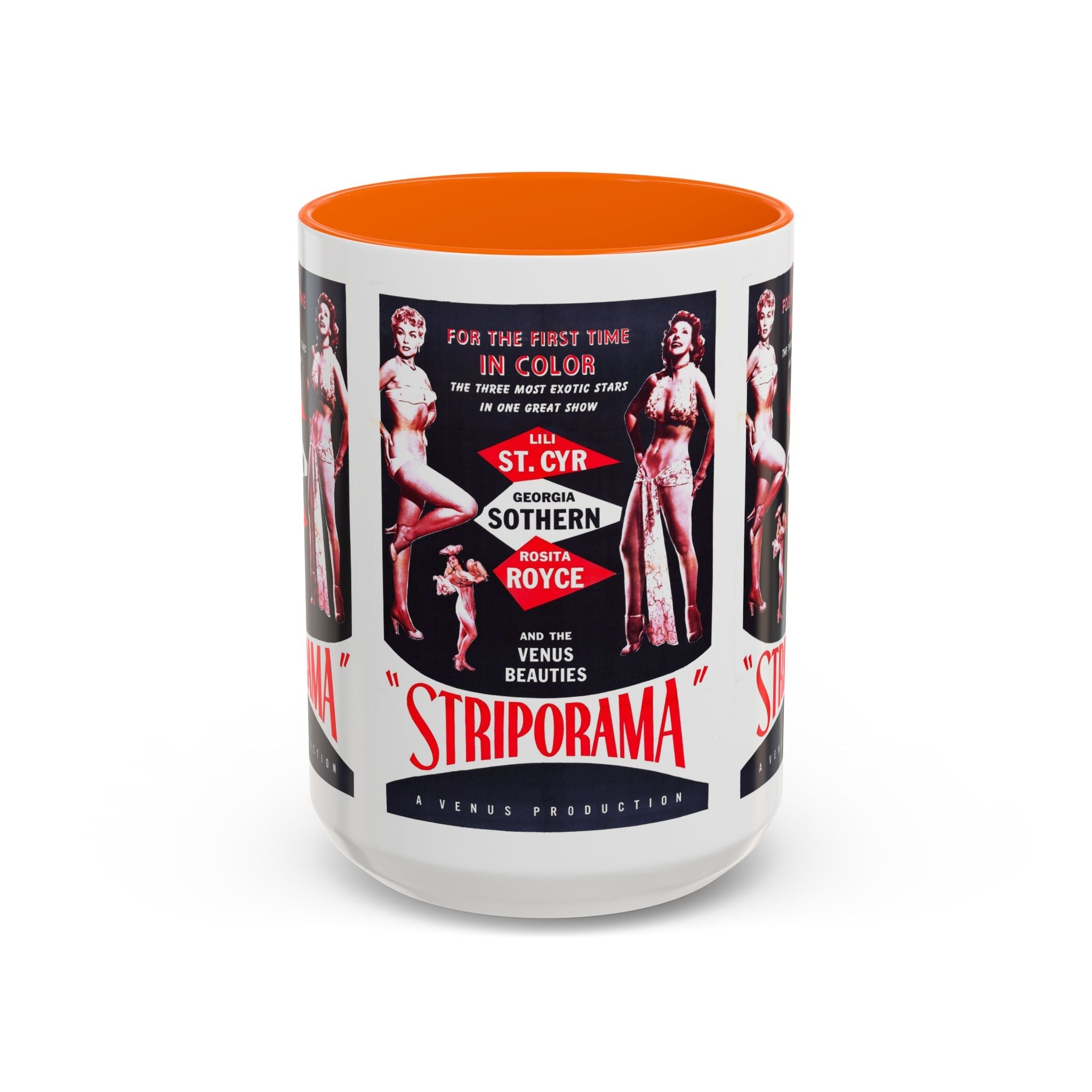 Cult Classic Movie Poster Art Accent Coffee Mug (11, 15oz) - Striporama 1953 - POPvault