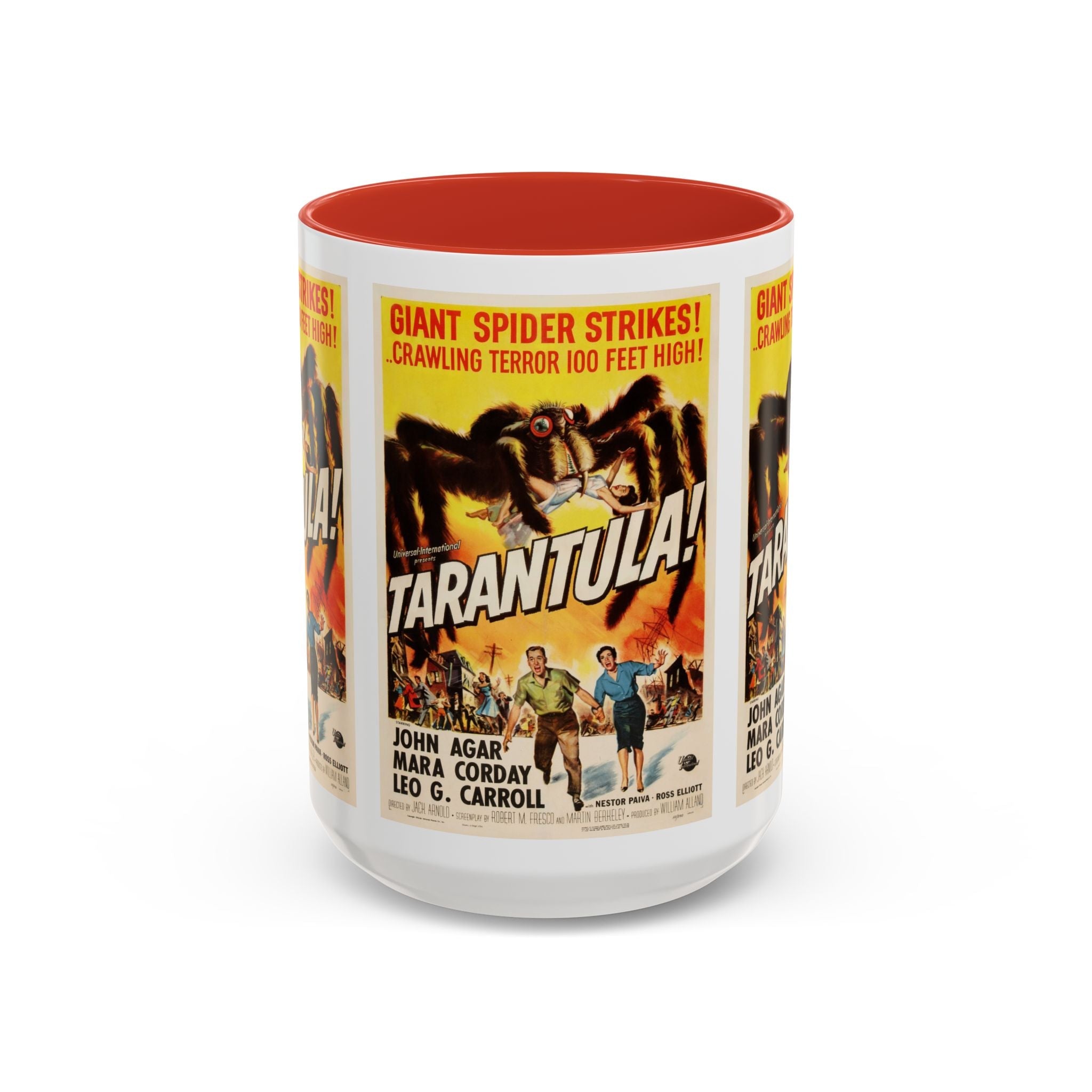 Cult Classic Movie Poster Art Accent Coffee Mug (11, 15oz) - Tarantula 1955 - POPvault