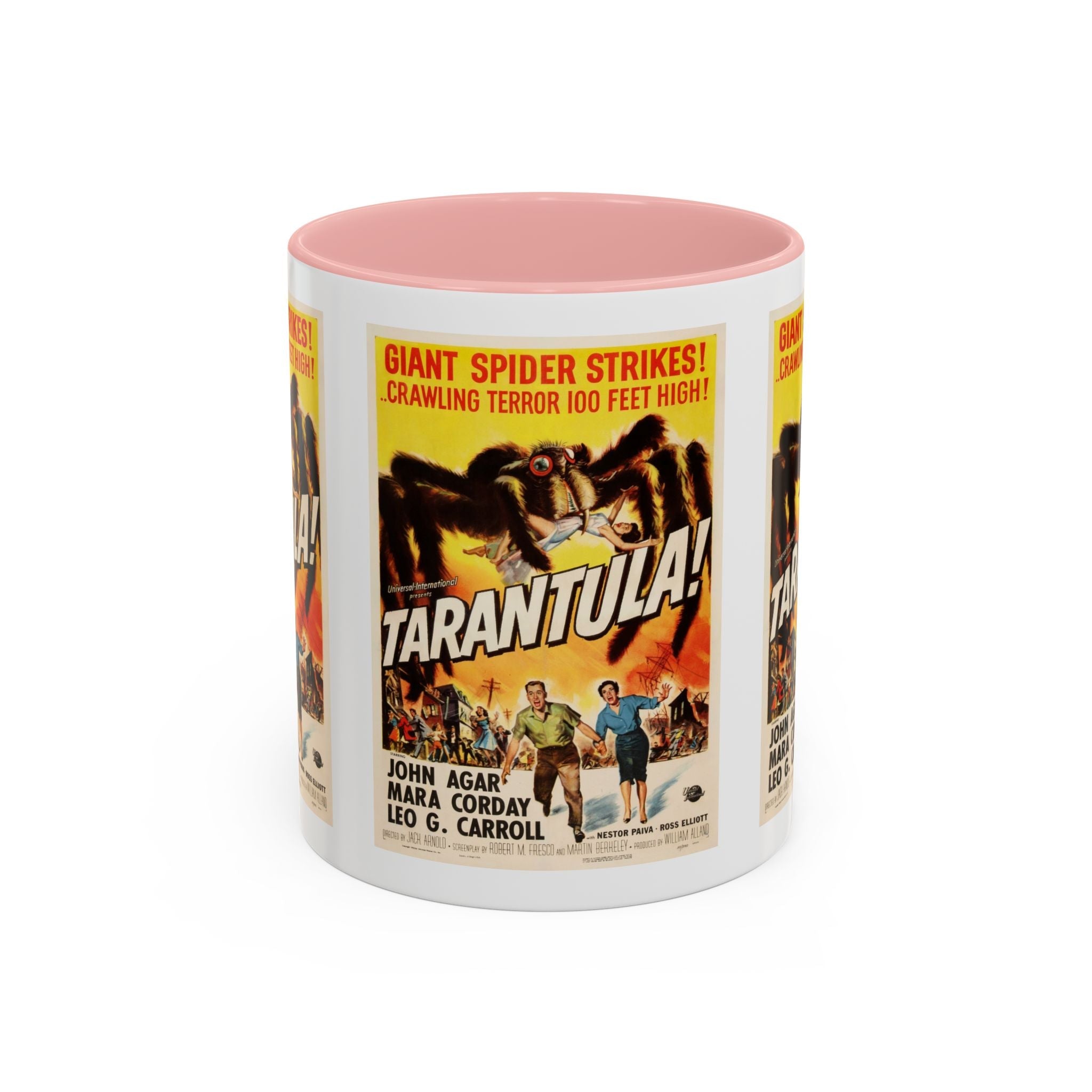 Cult Classic Movie Poster Art Accent Coffee Mug (11, 15oz) - Tarantula 1955 - POPvault