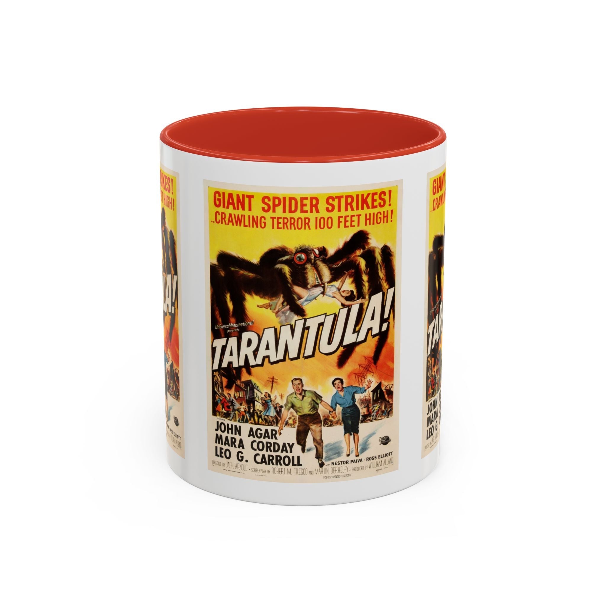 Cult Classic Movie Poster Art Accent Coffee Mug (11, 15oz) - Tarantula 1955 - POPvault