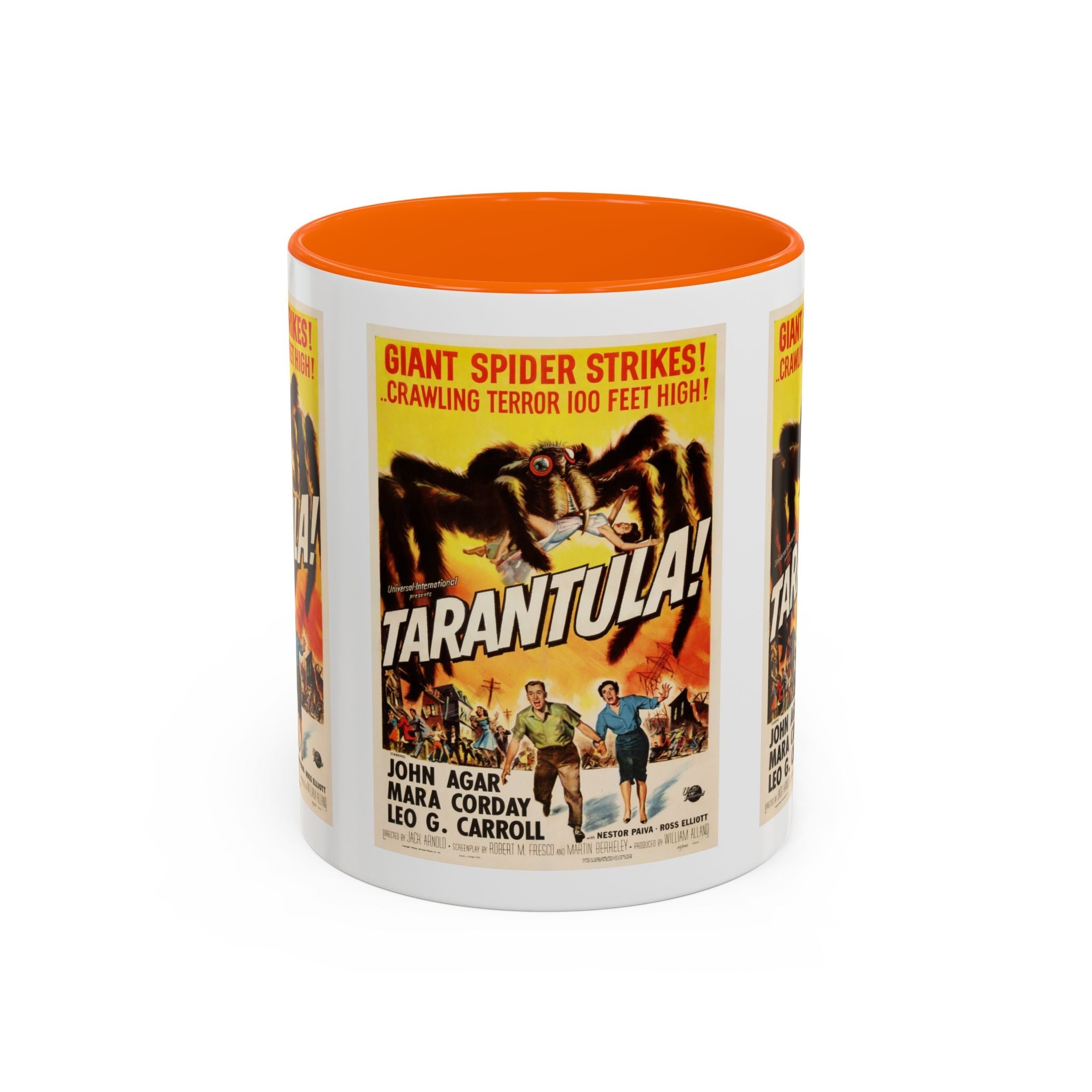 Cult Classic Movie Poster Art Accent Coffee Mug (11, 15oz) - Tarantula 1955 - POPvault