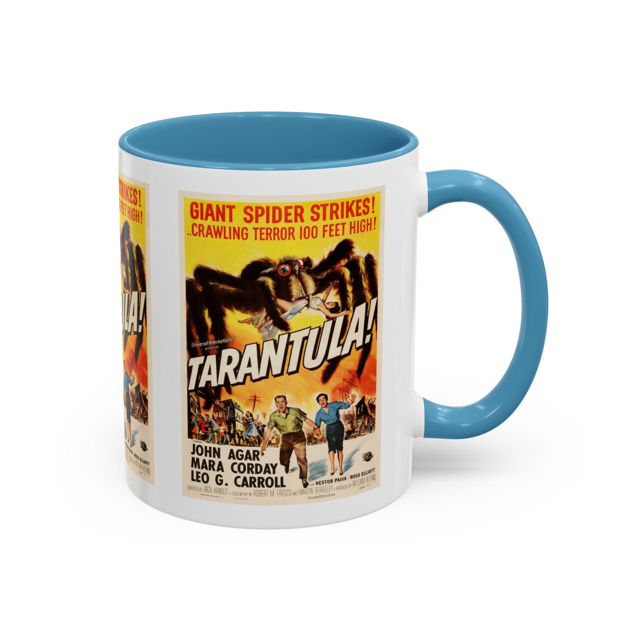Cult Classic Movie Poster Art Accent Coffee Mug (11, 15oz) - Tarantula 1955 - POPvault