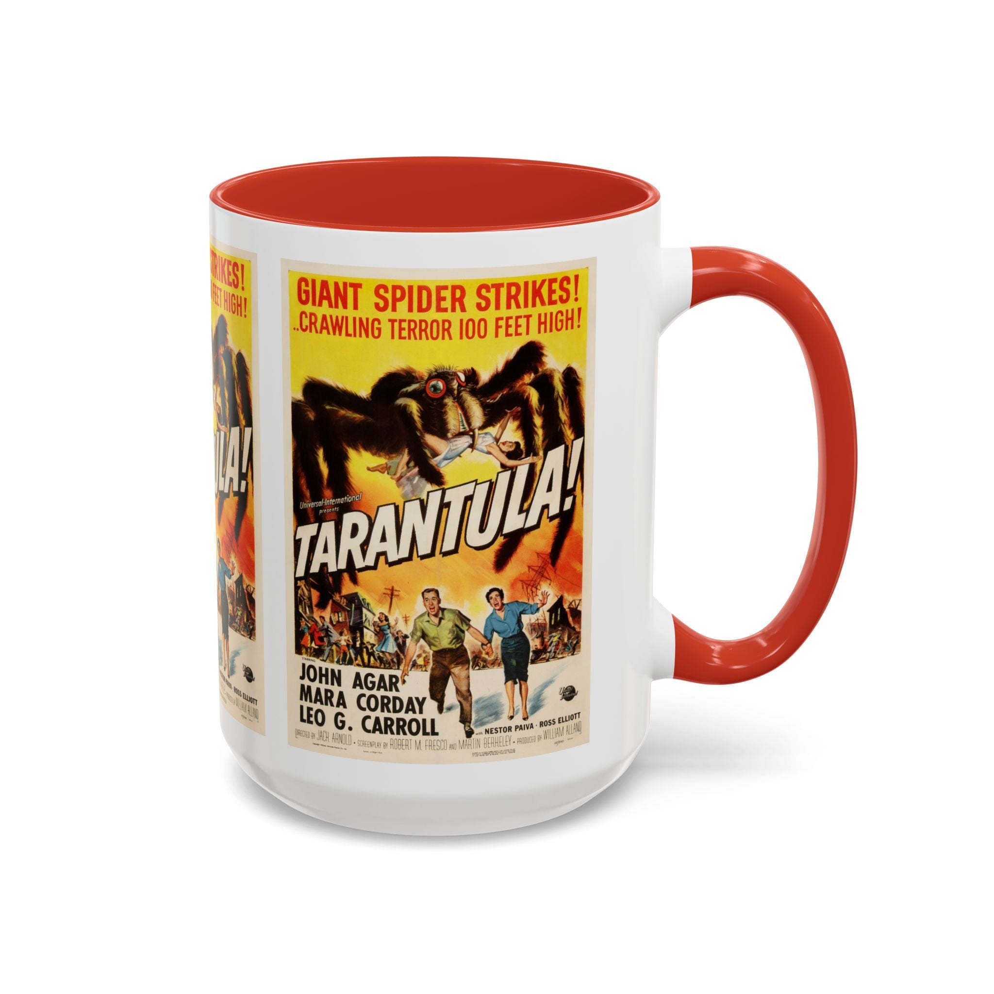 Cult Classic Movie Poster Art Accent Coffee Mug (11, 15oz) - Tarantula 1955 - POPvault