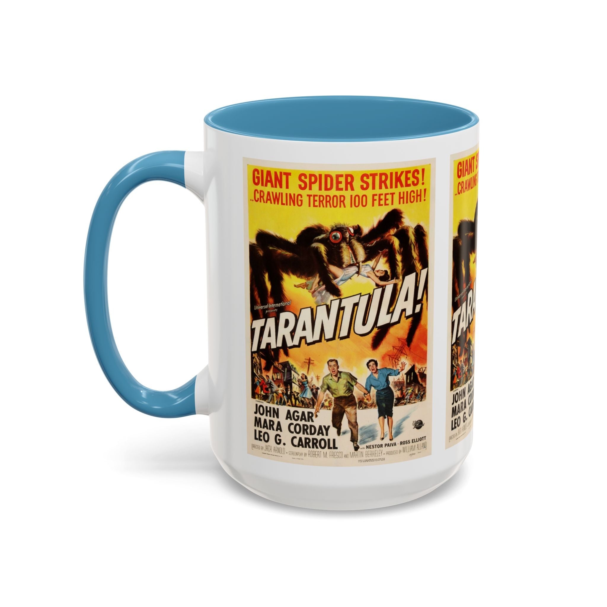 Cult Classic Movie Poster Art Accent Coffee Mug (11, 15oz) - Tarantula 1955 - POPvault