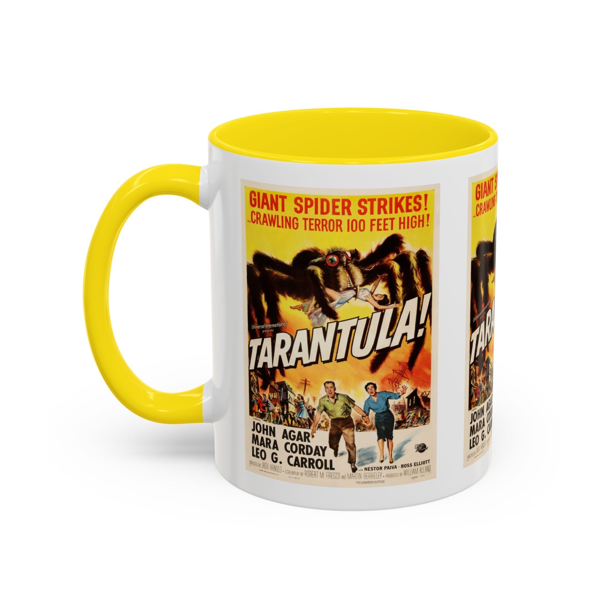 Cult Classic Movie Poster Art Accent Coffee Mug (11, 15oz) - Tarantula 1955 - POPvault