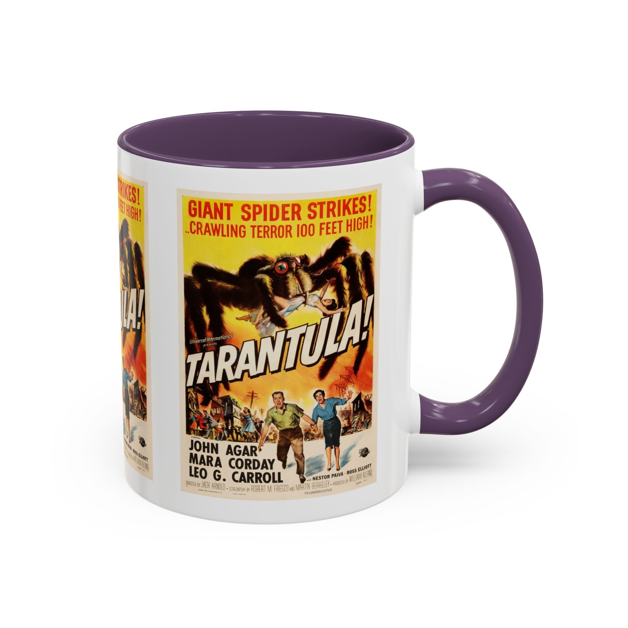 Cult Classic Movie Poster Art Accent Coffee Mug (11, 15oz) - Tarantula 1955 - POPvault