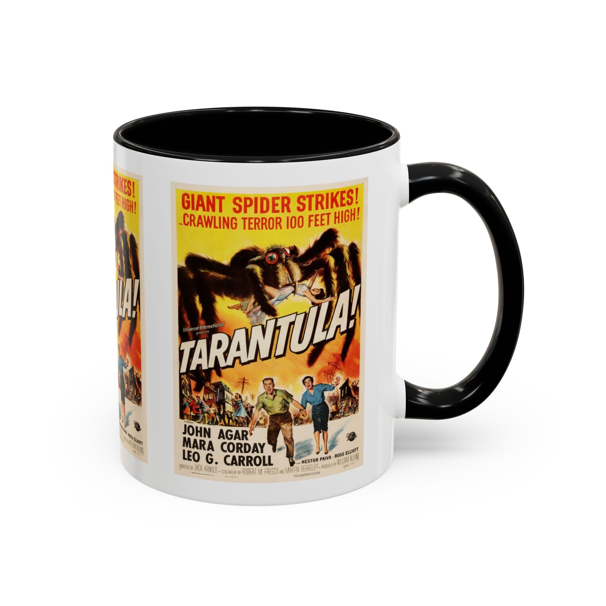 Cult Classic Movie Poster Art Accent Coffee Mug (11, 15oz) - Tarantula 1955 - POPvault