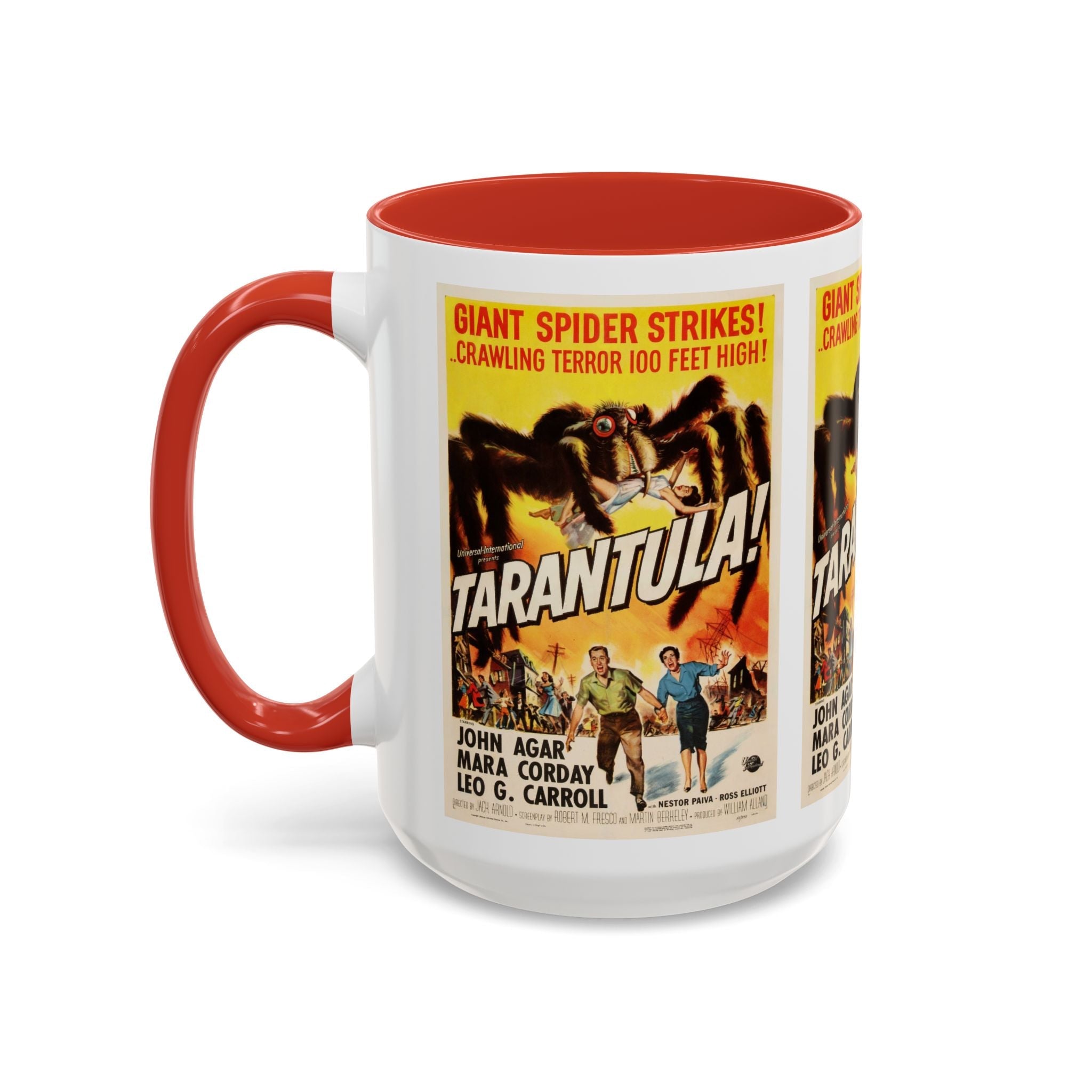 Cult Classic Movie Poster Art Accent Coffee Mug (11, 15oz) - Tarantula 1955 - POPvault