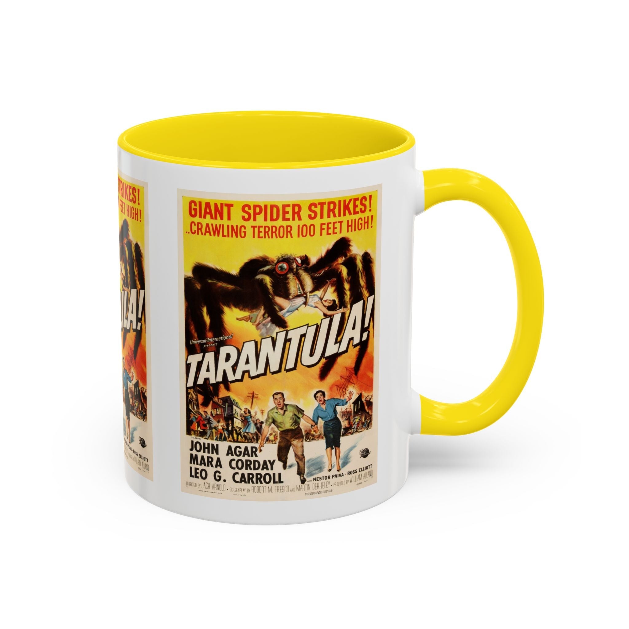 Cult Classic Movie Poster Art Accent Coffee Mug (11, 15oz) - Tarantula 1955 - POPvault