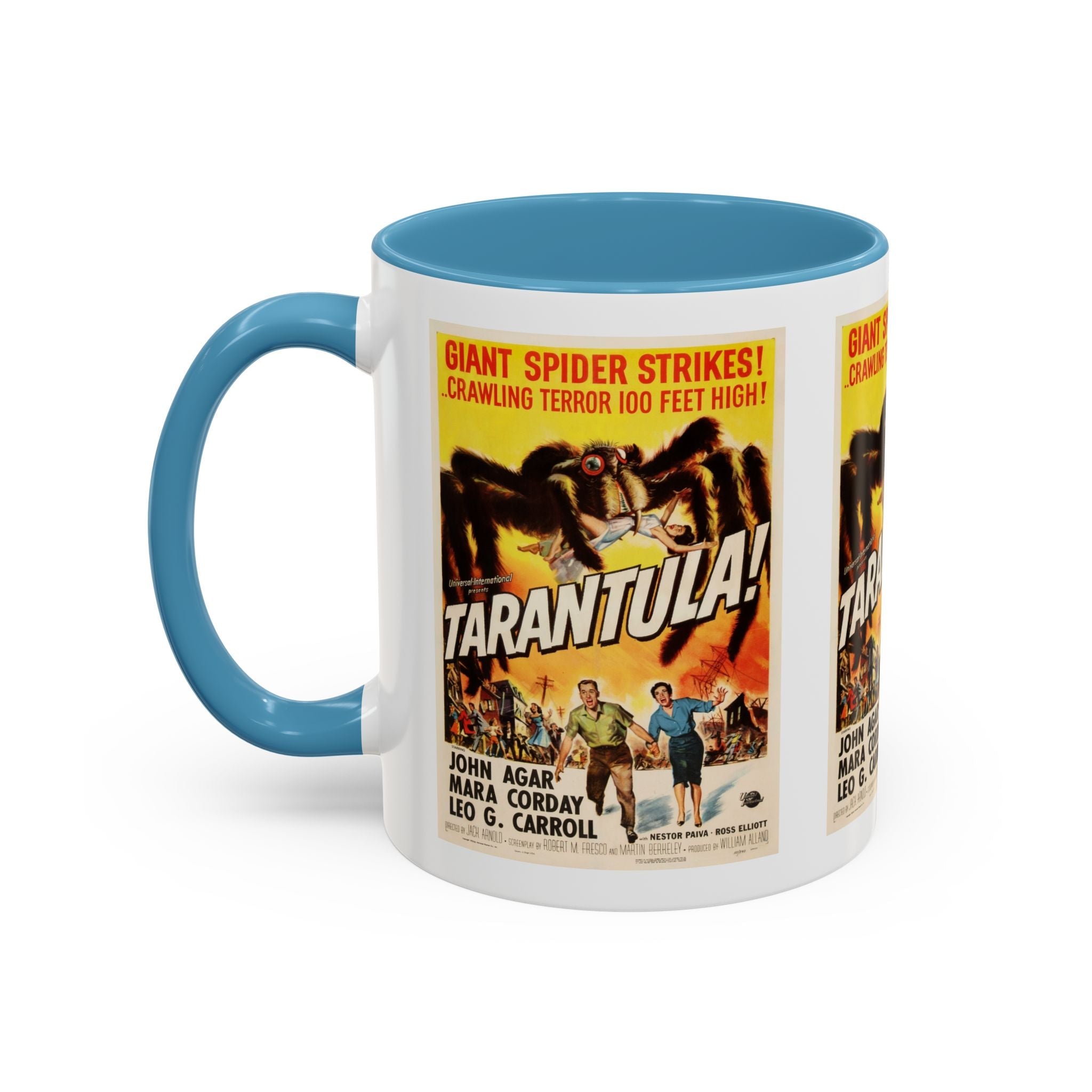 Cult Classic Movie Poster Art Accent Coffee Mug (11, 15oz) - Tarantula 1955 - POPvault