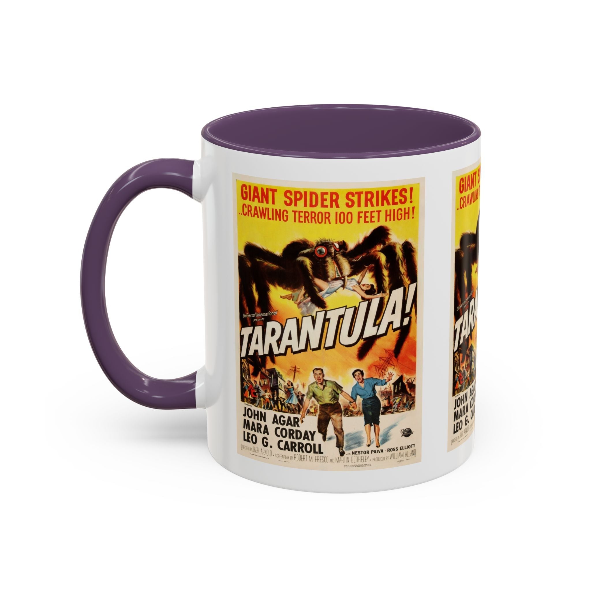 Cult Classic Movie Poster Art Accent Coffee Mug (11, 15oz) - Tarantula 1955 - POPvault