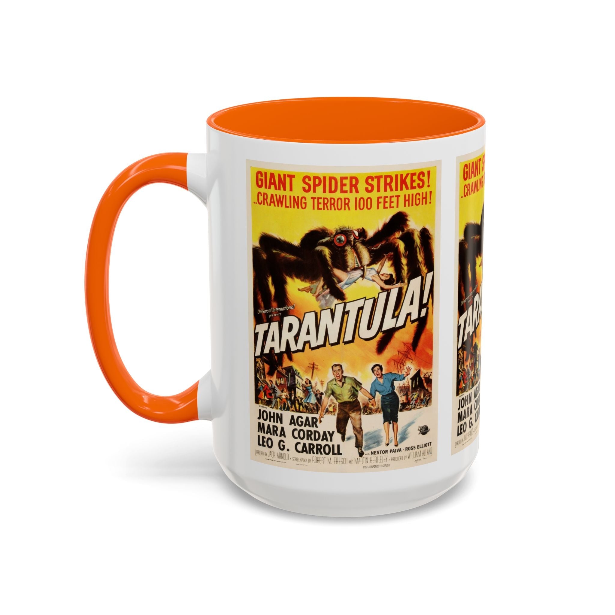 Cult Classic Movie Poster Art Accent Coffee Mug (11, 15oz) - Tarantula 1955 - POPvault
