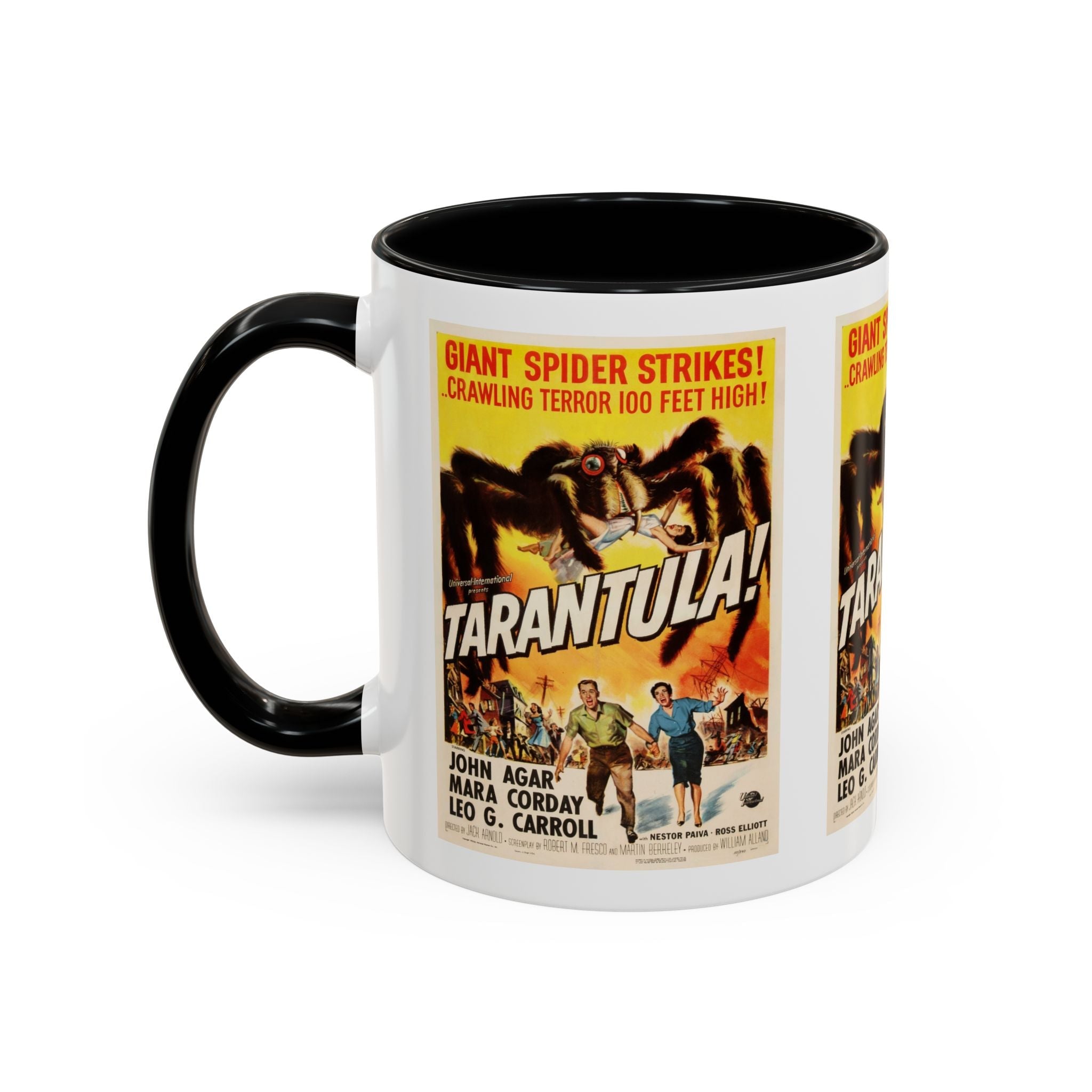 Cult Classic Movie Poster Art Accent Coffee Mug (11, 15oz) - Tarantula 1955 - POPvault