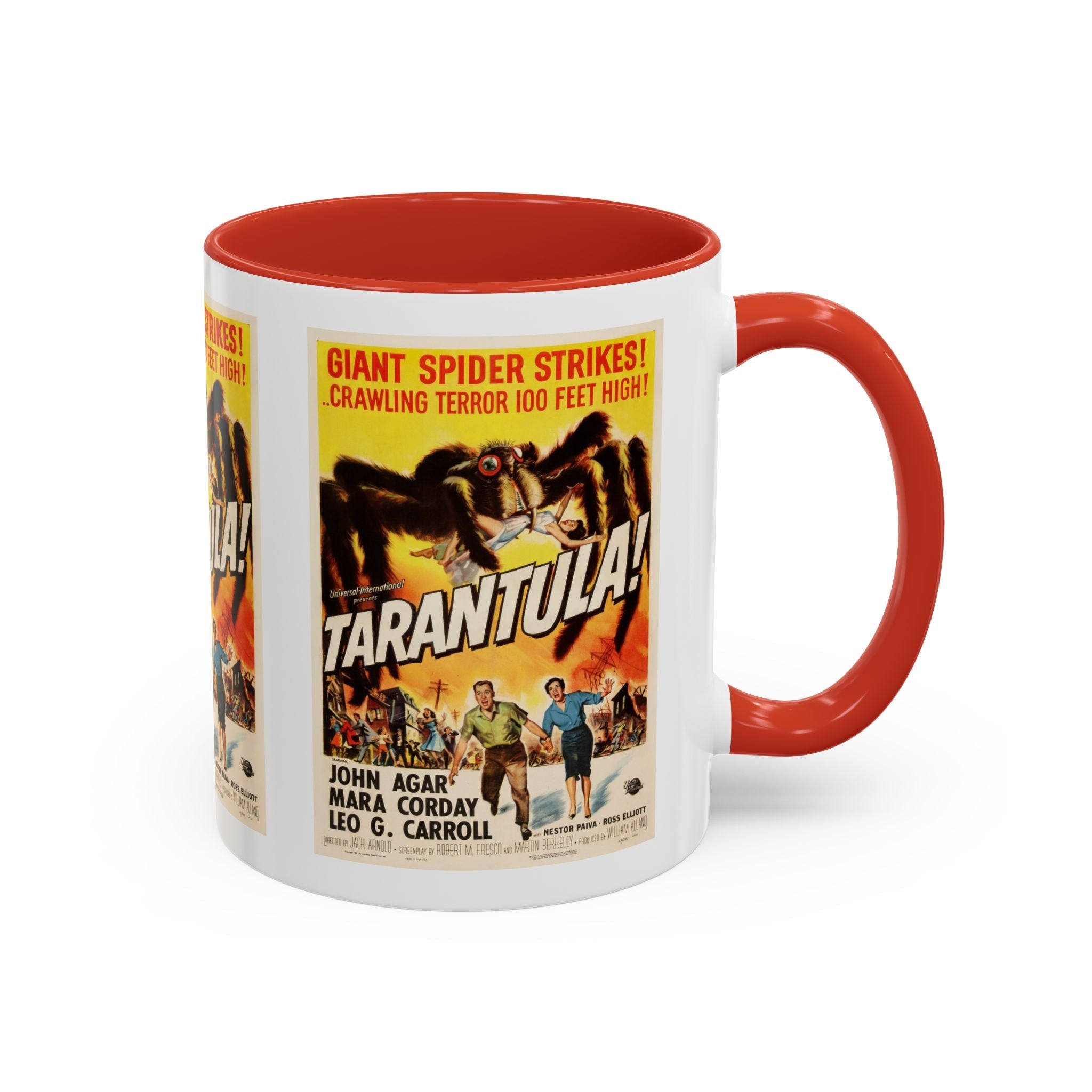 Cult Classic Movie Poster Art Accent Coffee Mug (11, 15oz) - Tarantula 1955 - POPvault