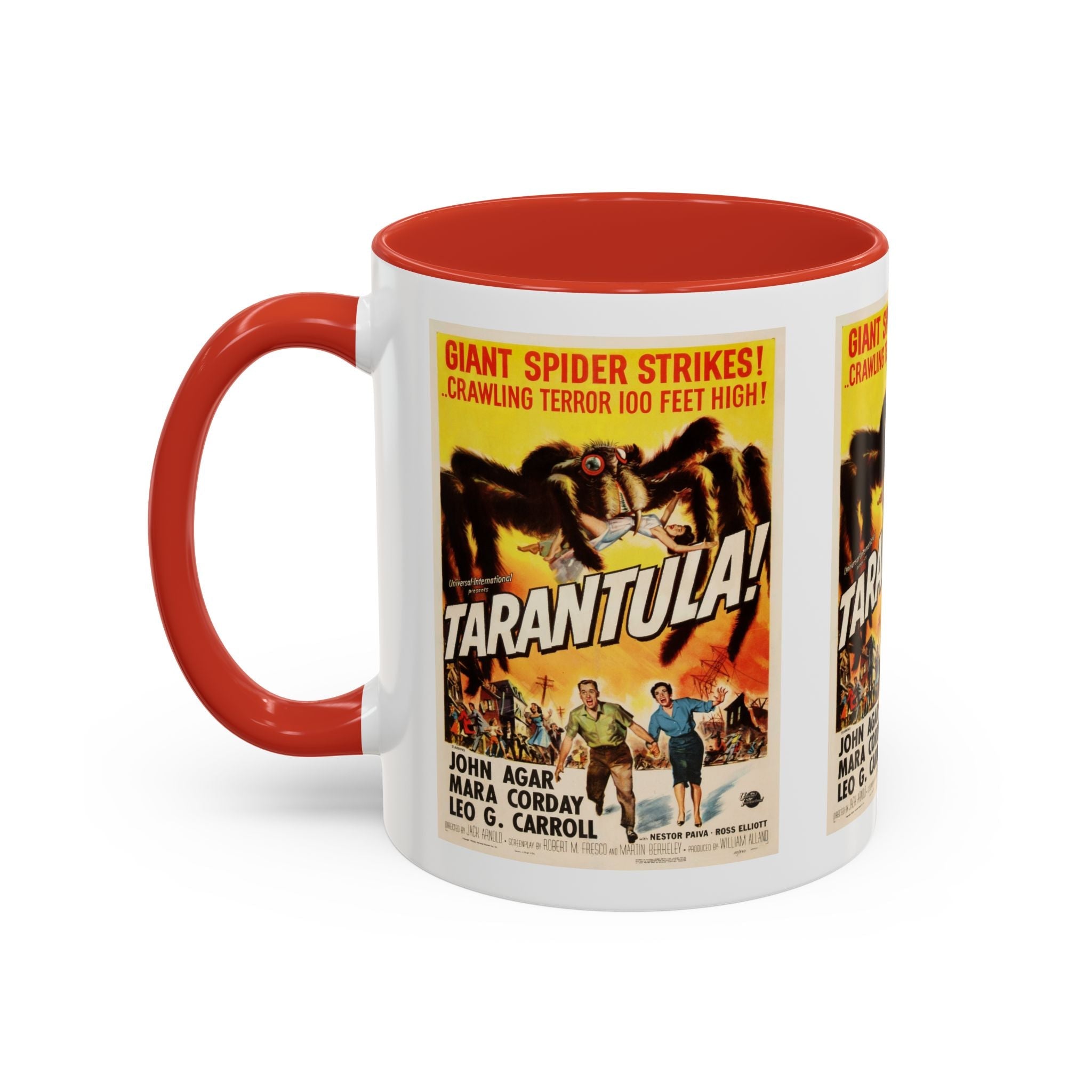 Cult Classic Movie Poster Art Accent Coffee Mug (11, 15oz) - Tarantula 1955 - POPvault