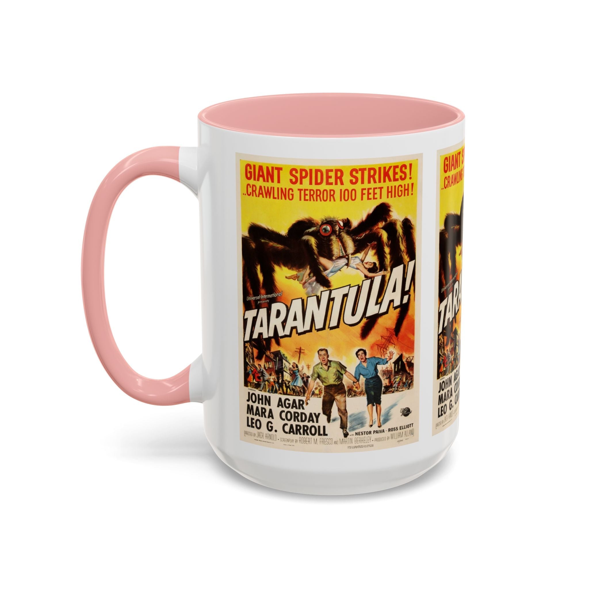 Cult Classic Movie Poster Art Accent Coffee Mug (11, 15oz) - Tarantula 1955 - POPvault