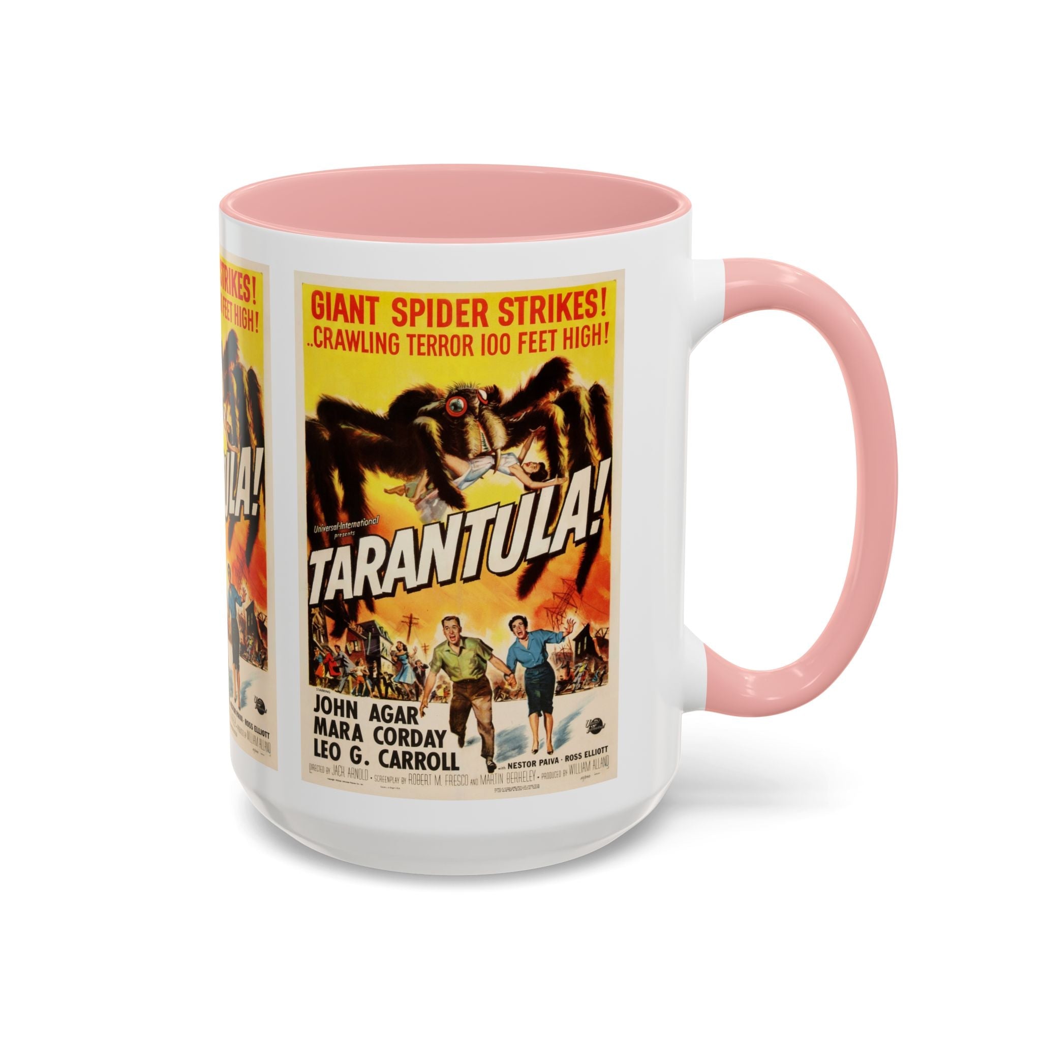 Cult Classic Movie Poster Art Accent Coffee Mug (11, 15oz) - Tarantula 1955 - POPvault