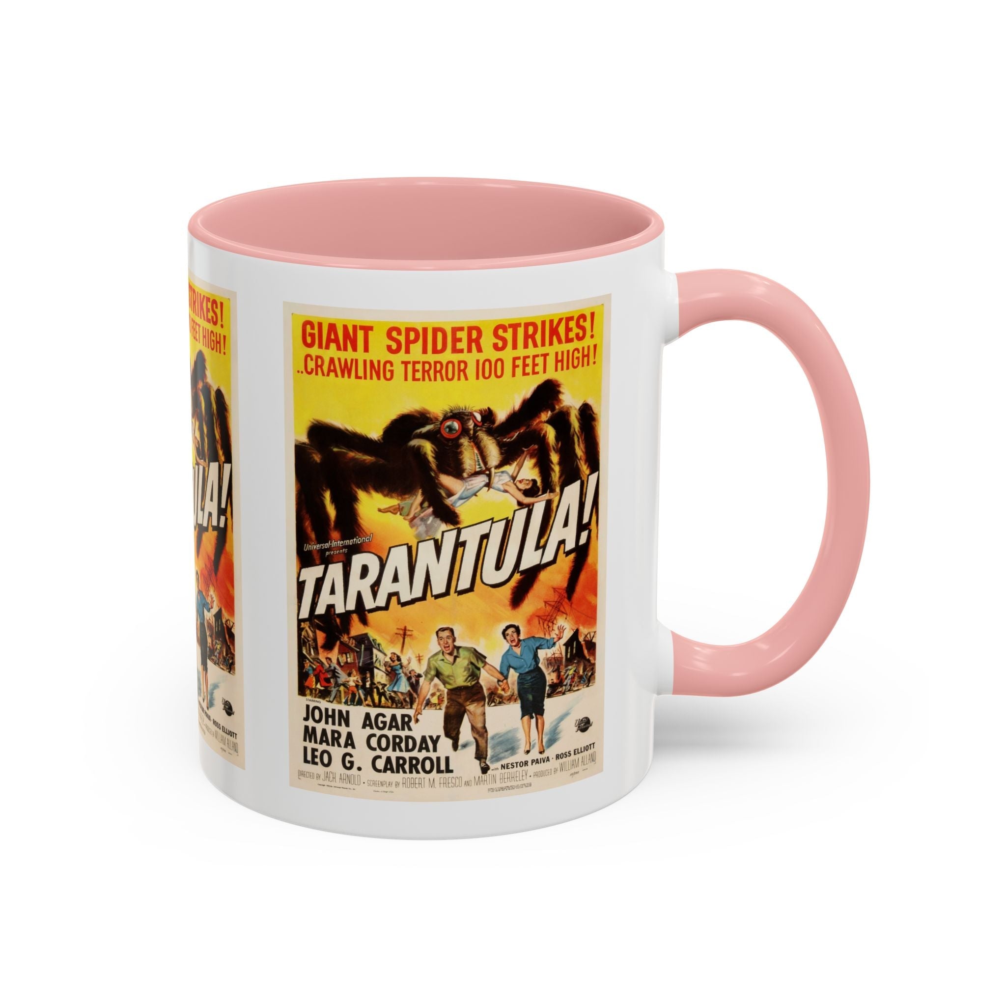 Cult Classic Movie Poster Art Accent Coffee Mug (11, 15oz) - Tarantula 1955 - POPvault