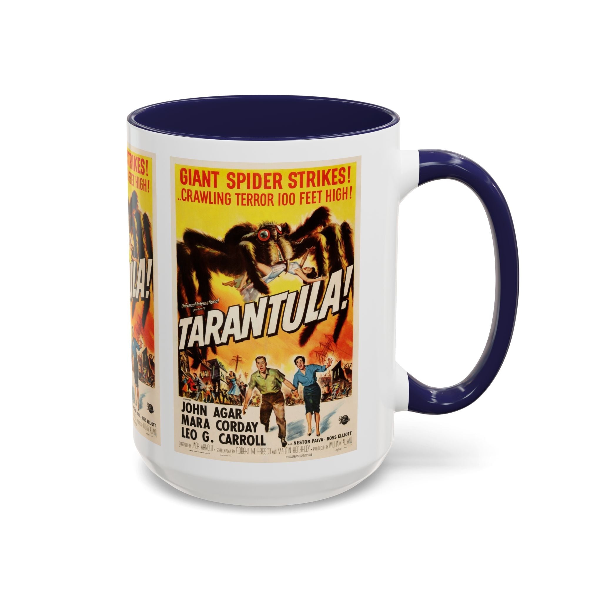 Cult Classic Movie Poster Art Accent Coffee Mug (11, 15oz) - Tarantula 1955 - POPvault