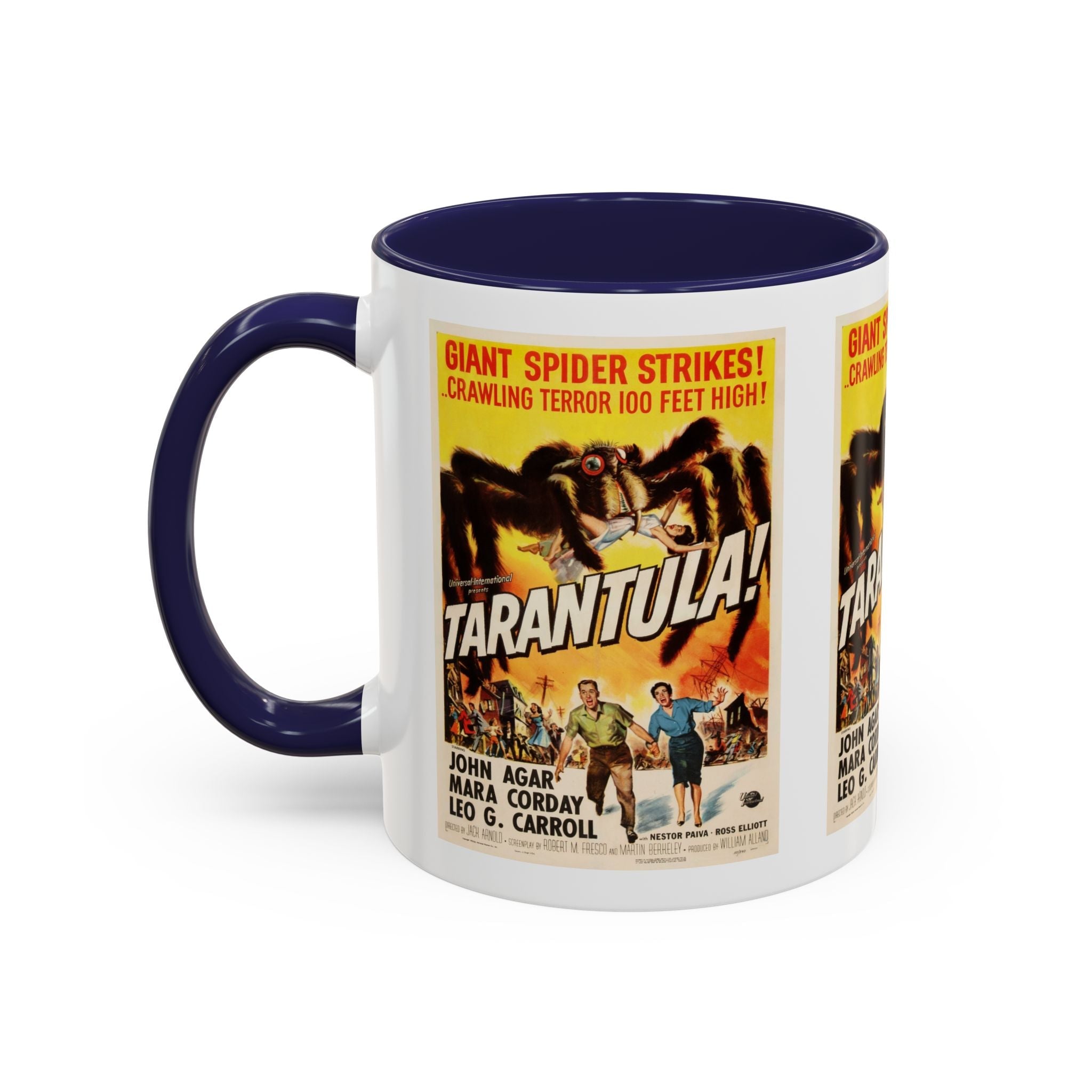 Cult Classic Movie Poster Art Accent Coffee Mug (11, 15oz) - Tarantula 1955 - POPvault
